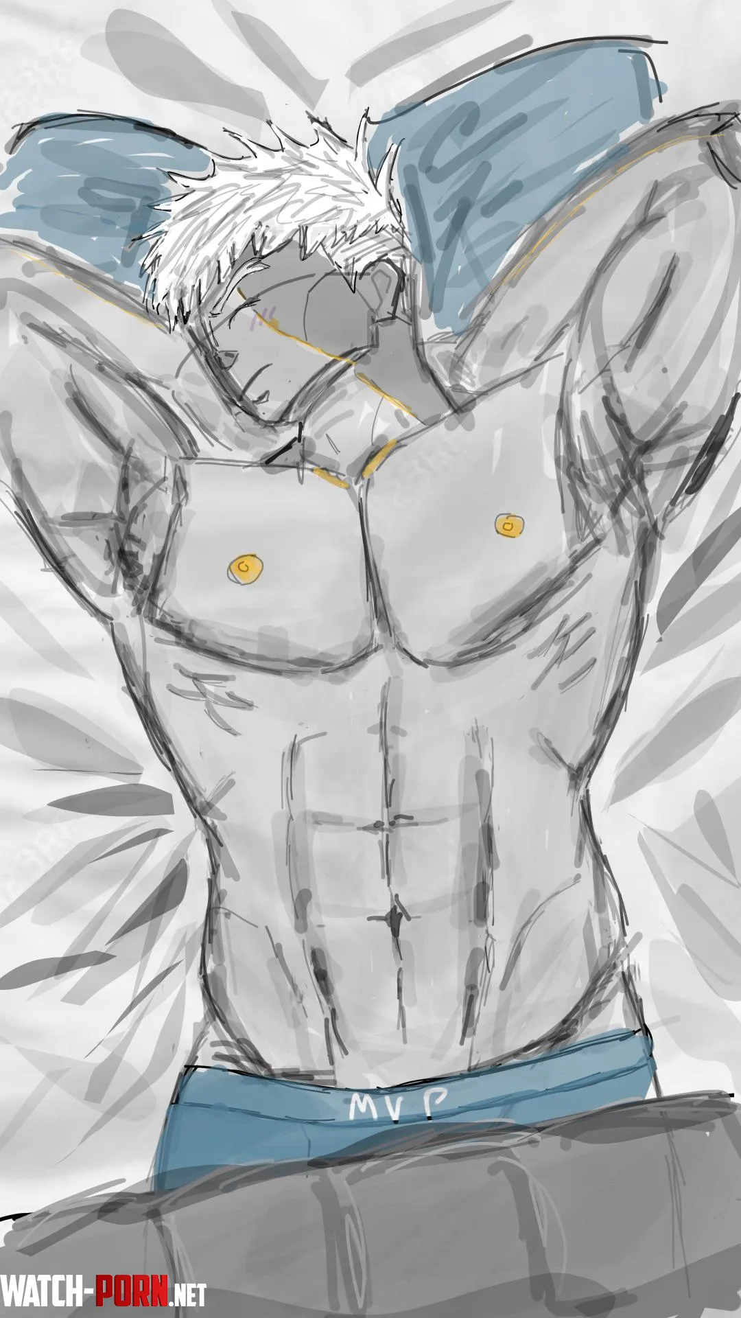 Lanz's Post Workout Nap (OC) by D3_D0x