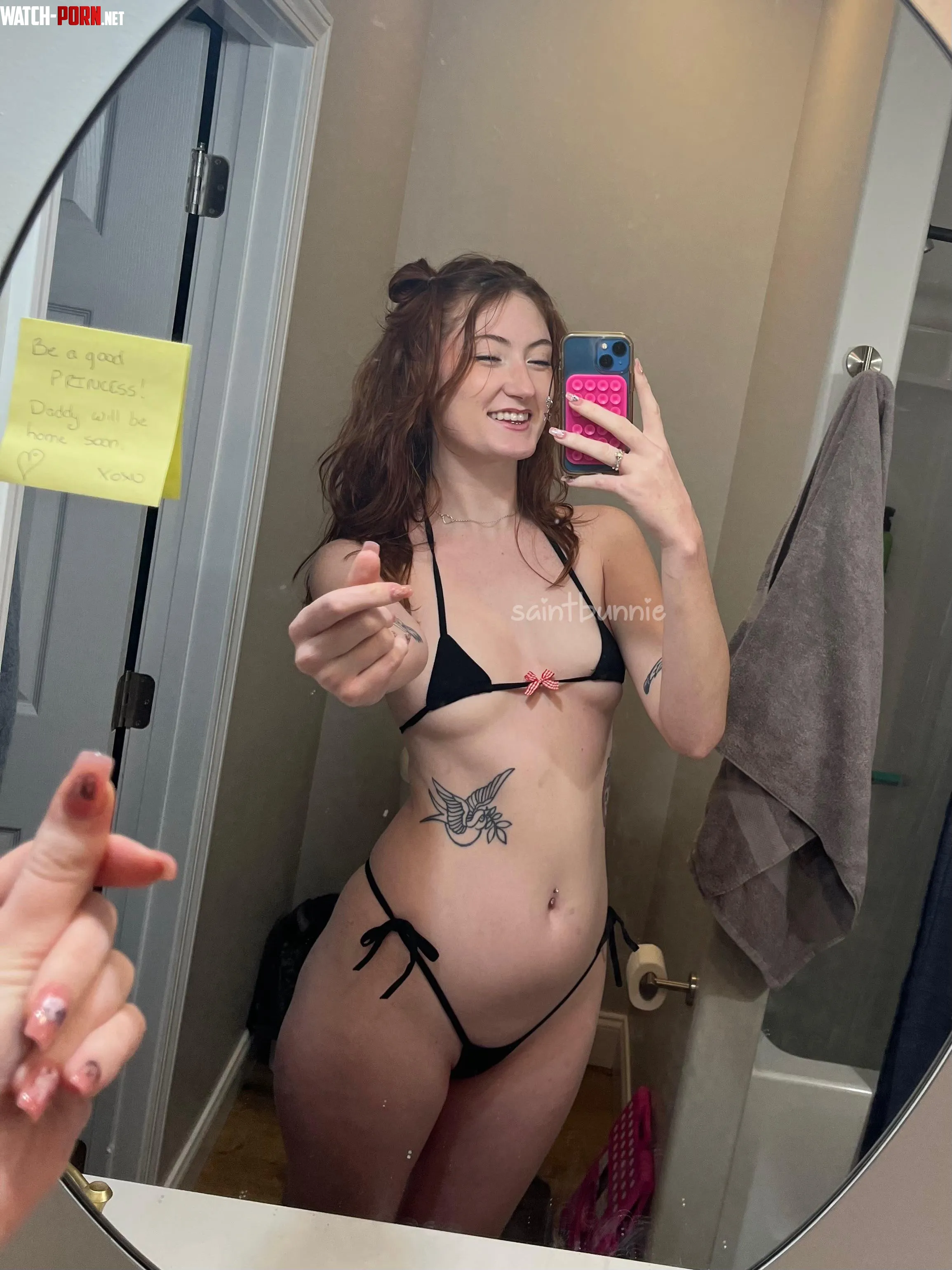 the tinier the bikini, the more giggly i get by SaintBunnie