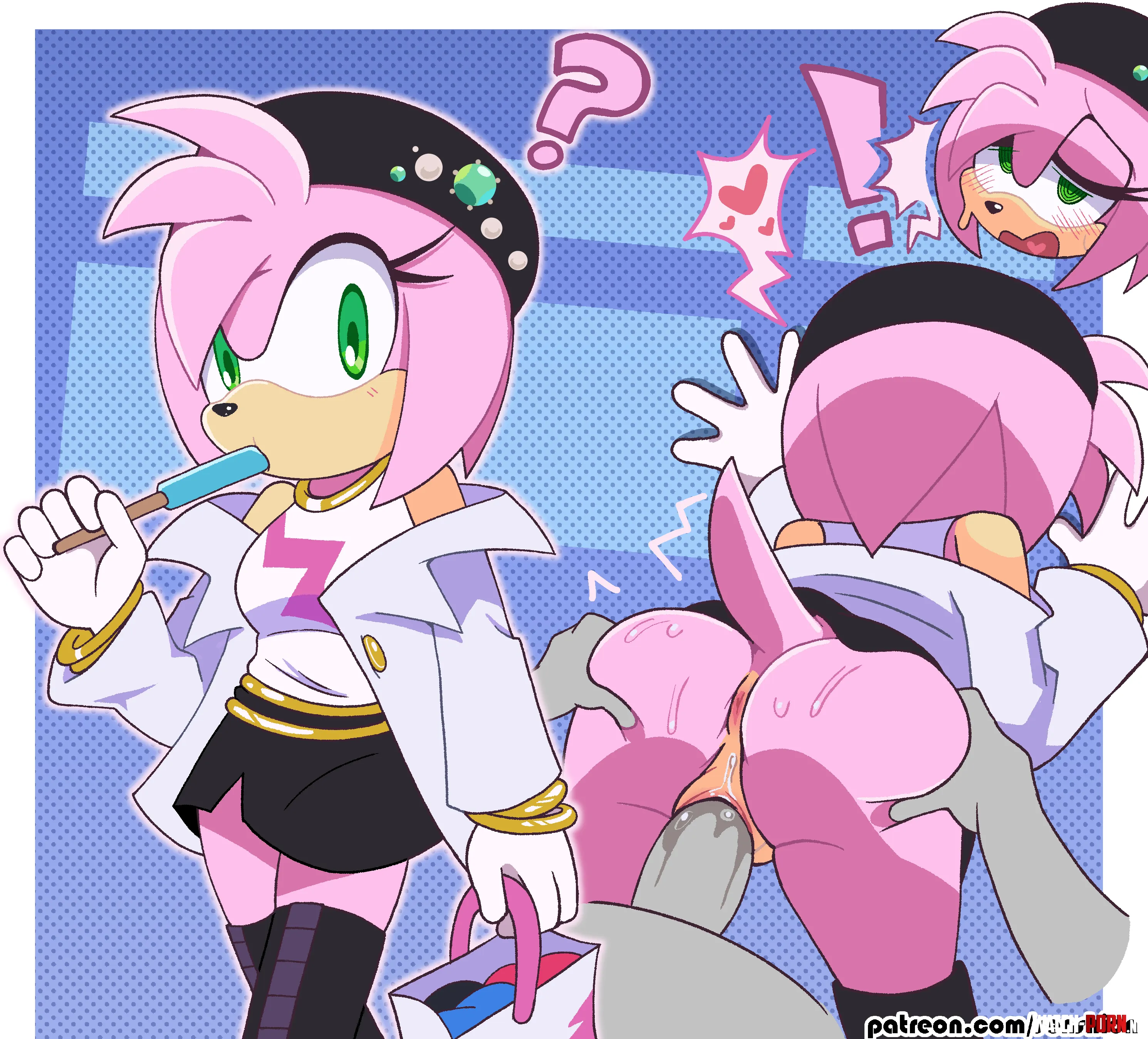 Nothing's worn under Amy's skirt - it's all in excellent shape [Senshion] by CalloftheWild69