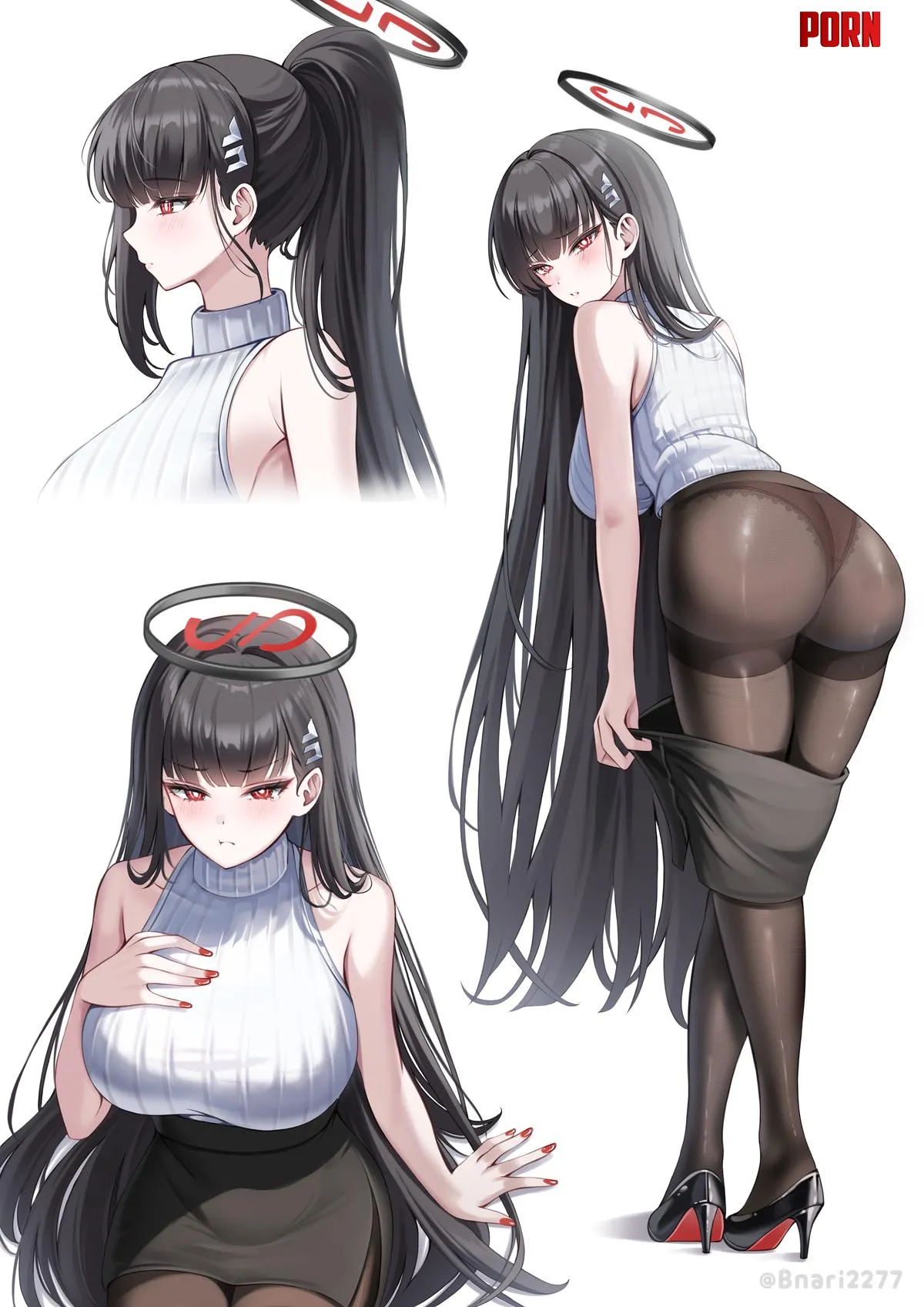 Rio Tsukatsuki [Blue Archive] (Bnari) by WoolsonDaSheep