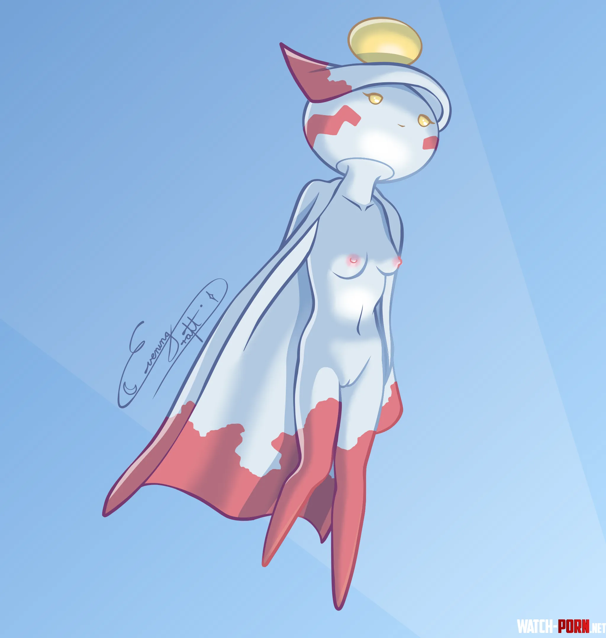 Drawing every Pokemon (18/1025) - Chimecho [OC] by EveningDraftArt