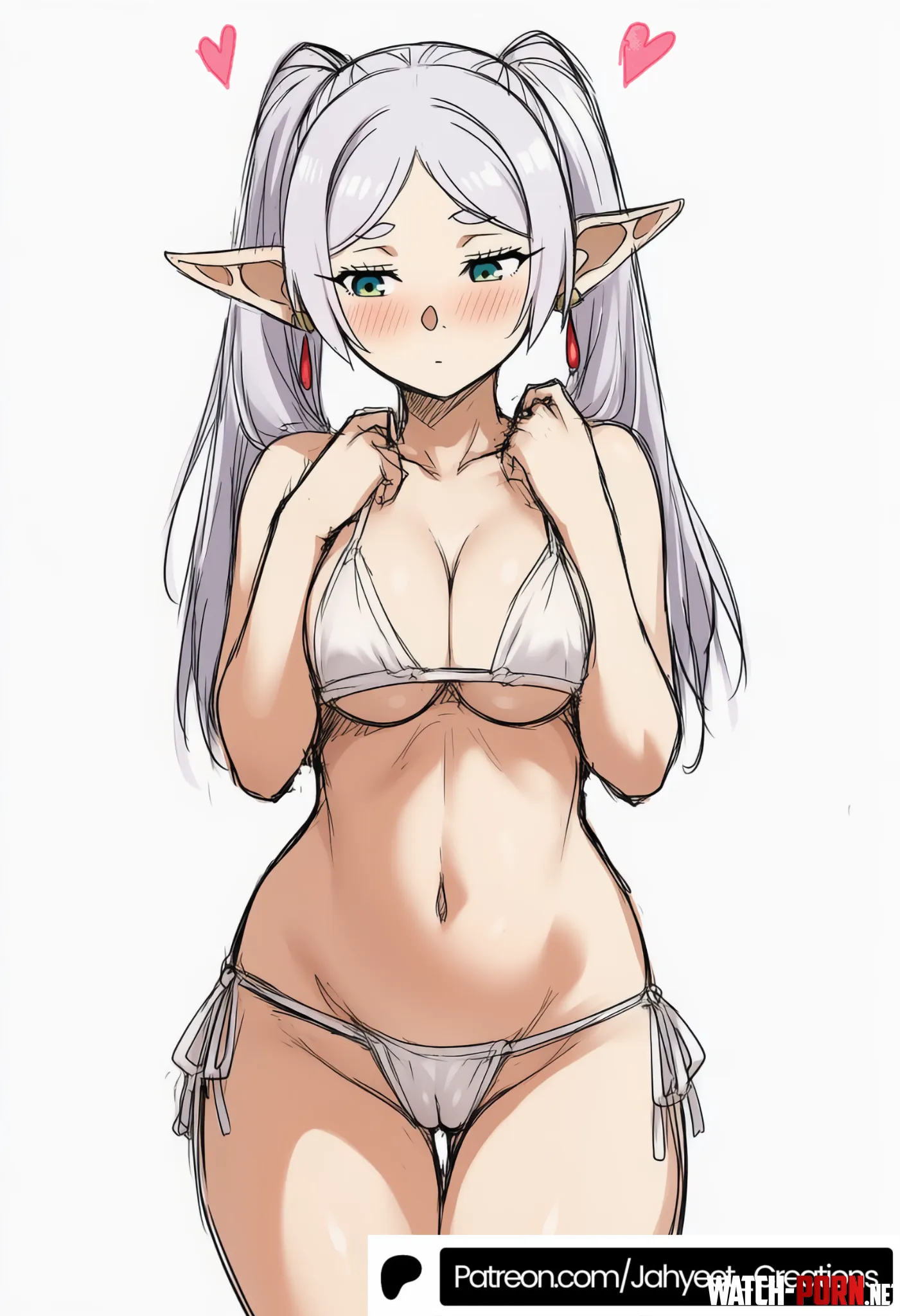 Frieren is shy in her swimsuit(Jahyeet_Creations)[Frieren:BJE] by blowjobcurious