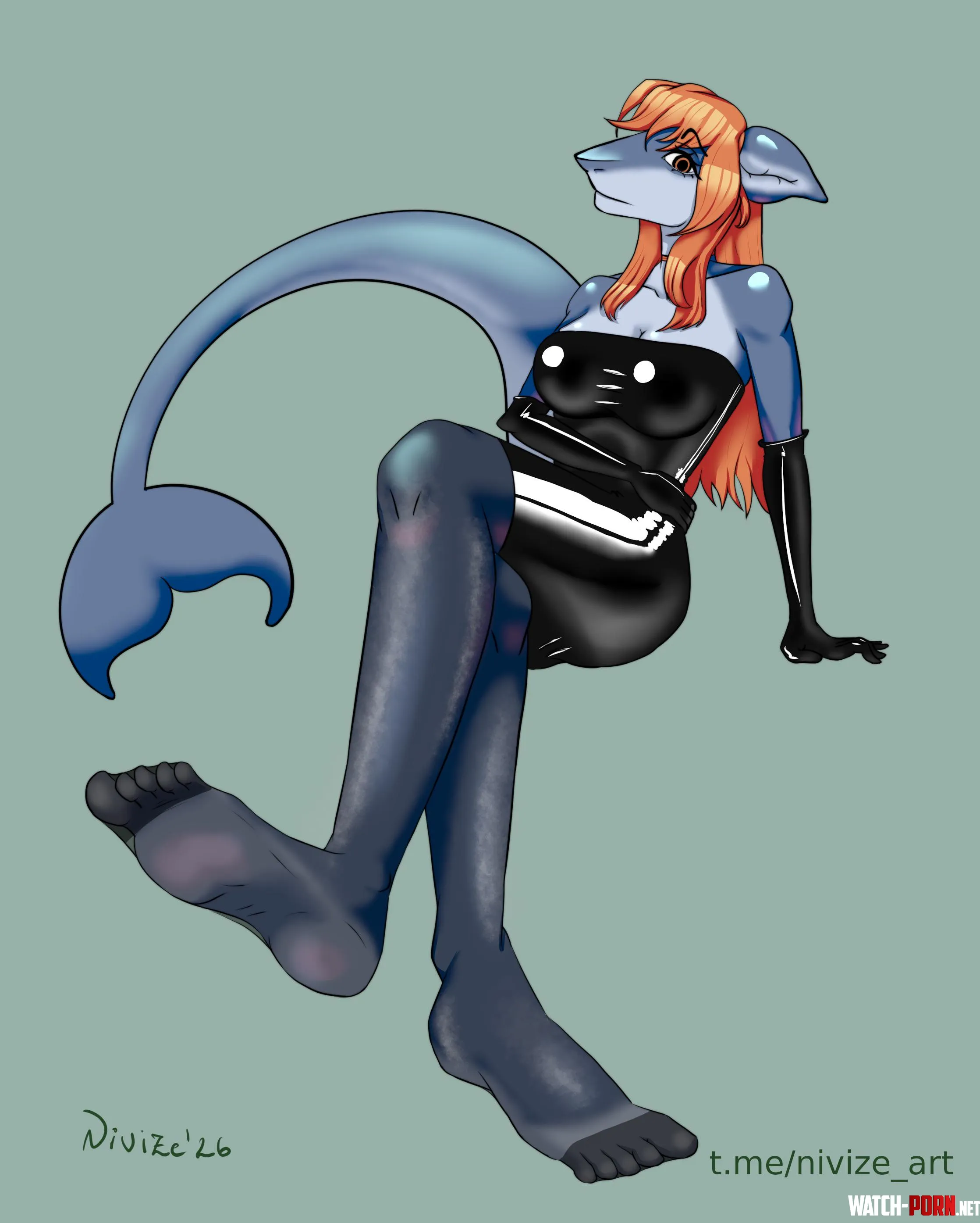 Second stage of undressing challenge by Nivize