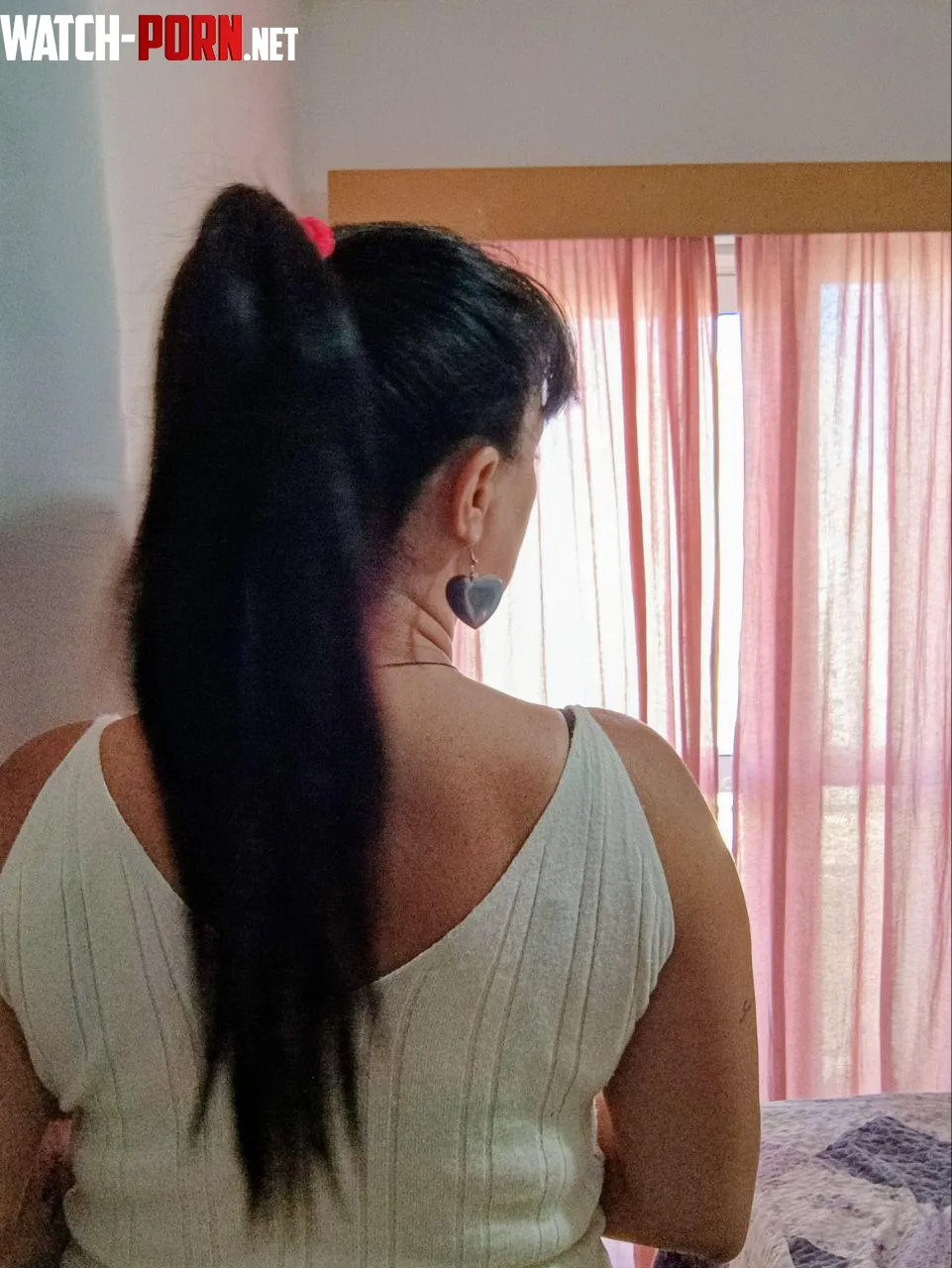 A high ponytail for this heat by Petitnatasha