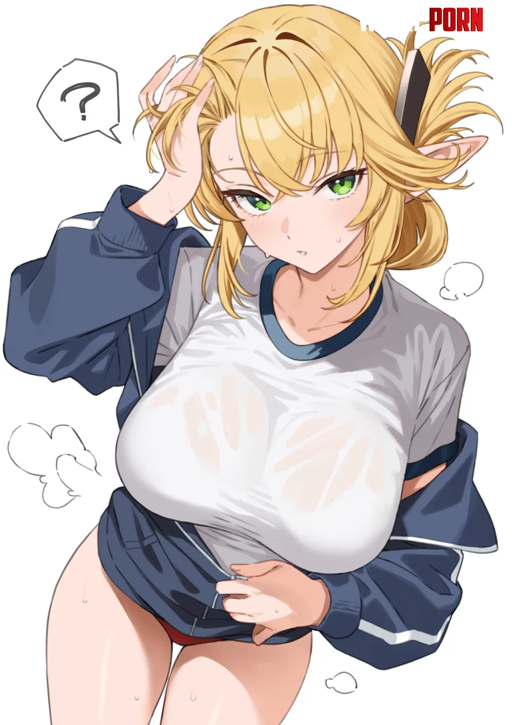 Sweaty Aegis [Enjou Kouhai] by marxsander2016