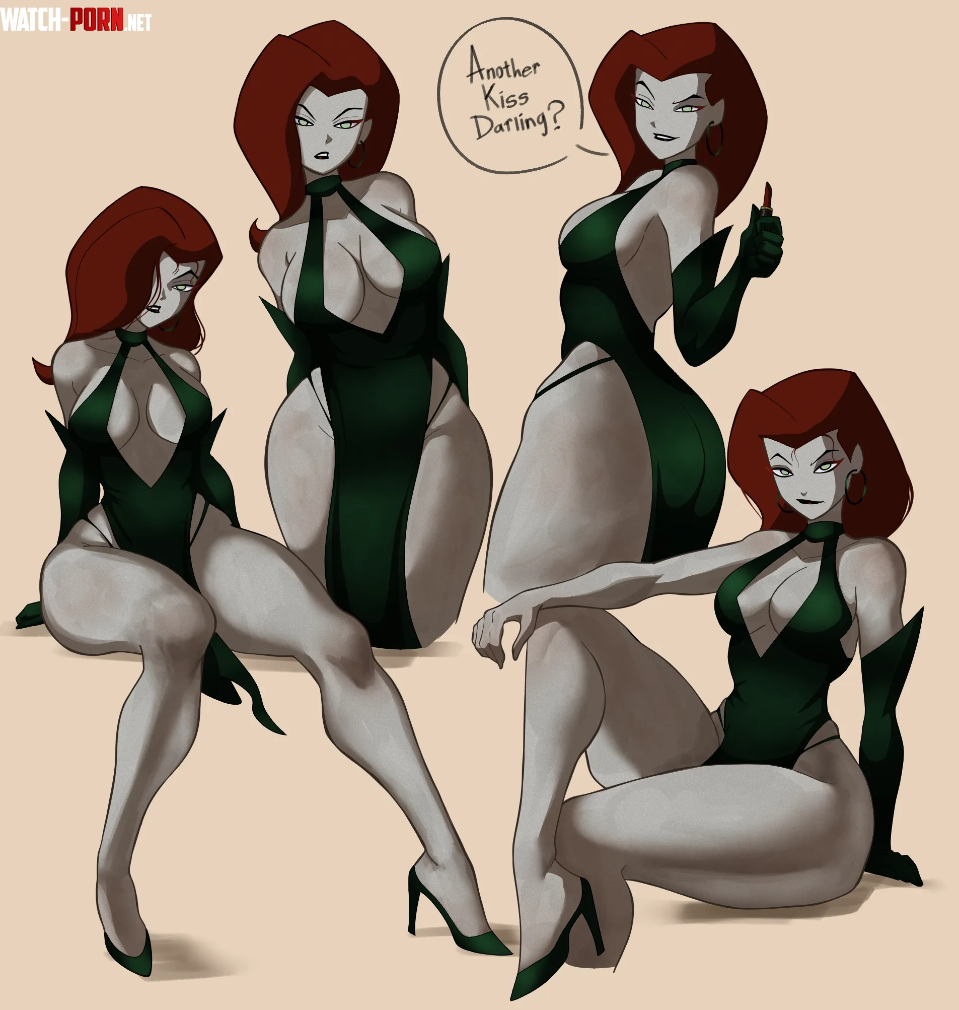 Poison ivy evening dress (xeroshadows) [DC] by Da_Darius