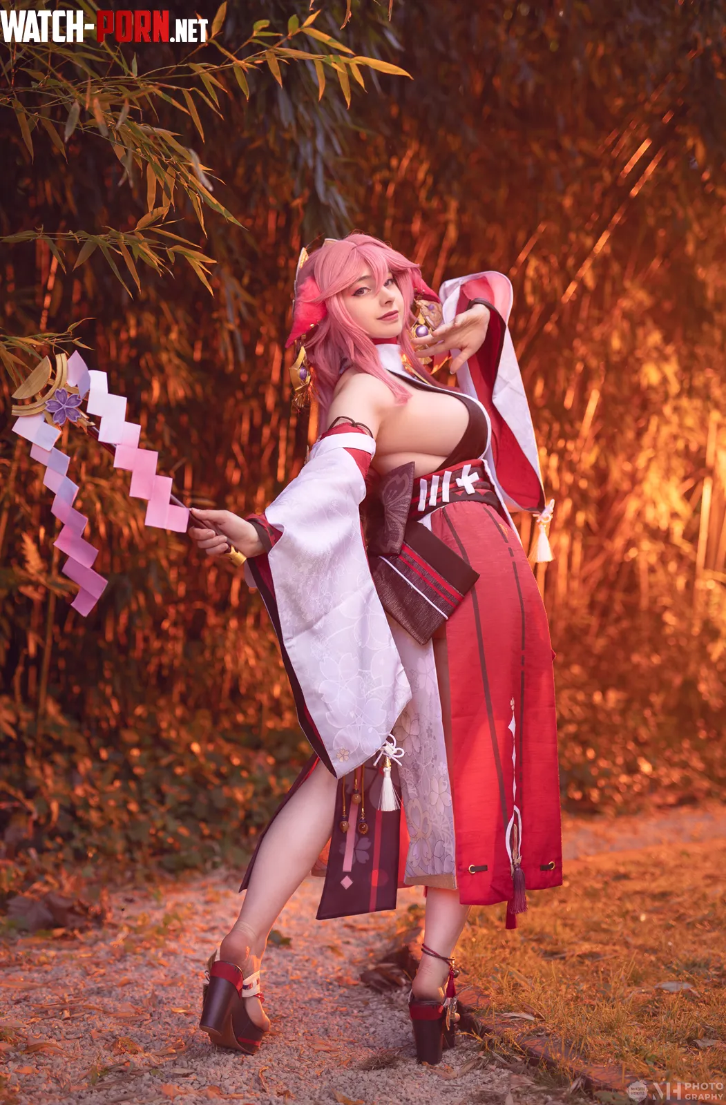 Yae Miko from Genshin Impact by Mikomi Hokina by mikomihokina_nsfw