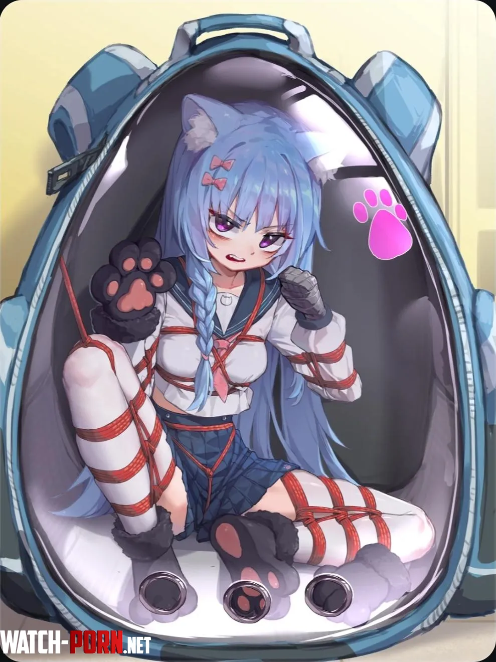 Cat girl got a lil too fiesta by Dense_Internet1592