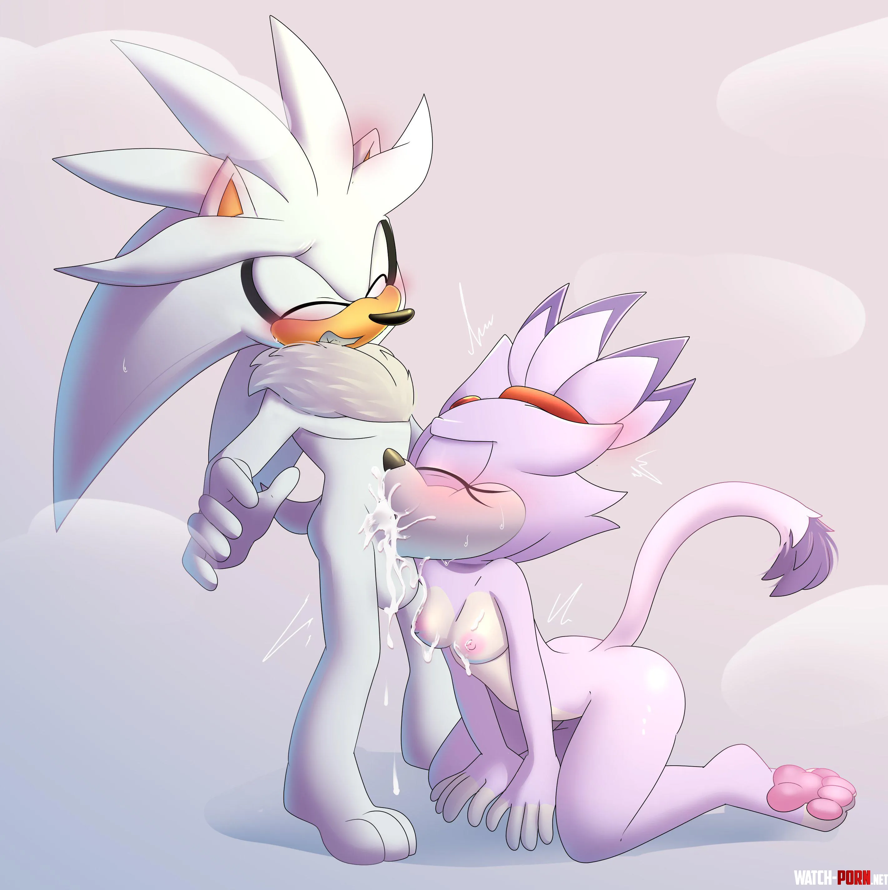 Blaze sucks Silver's balls dry [APinkGrape] by CalloftheWild69