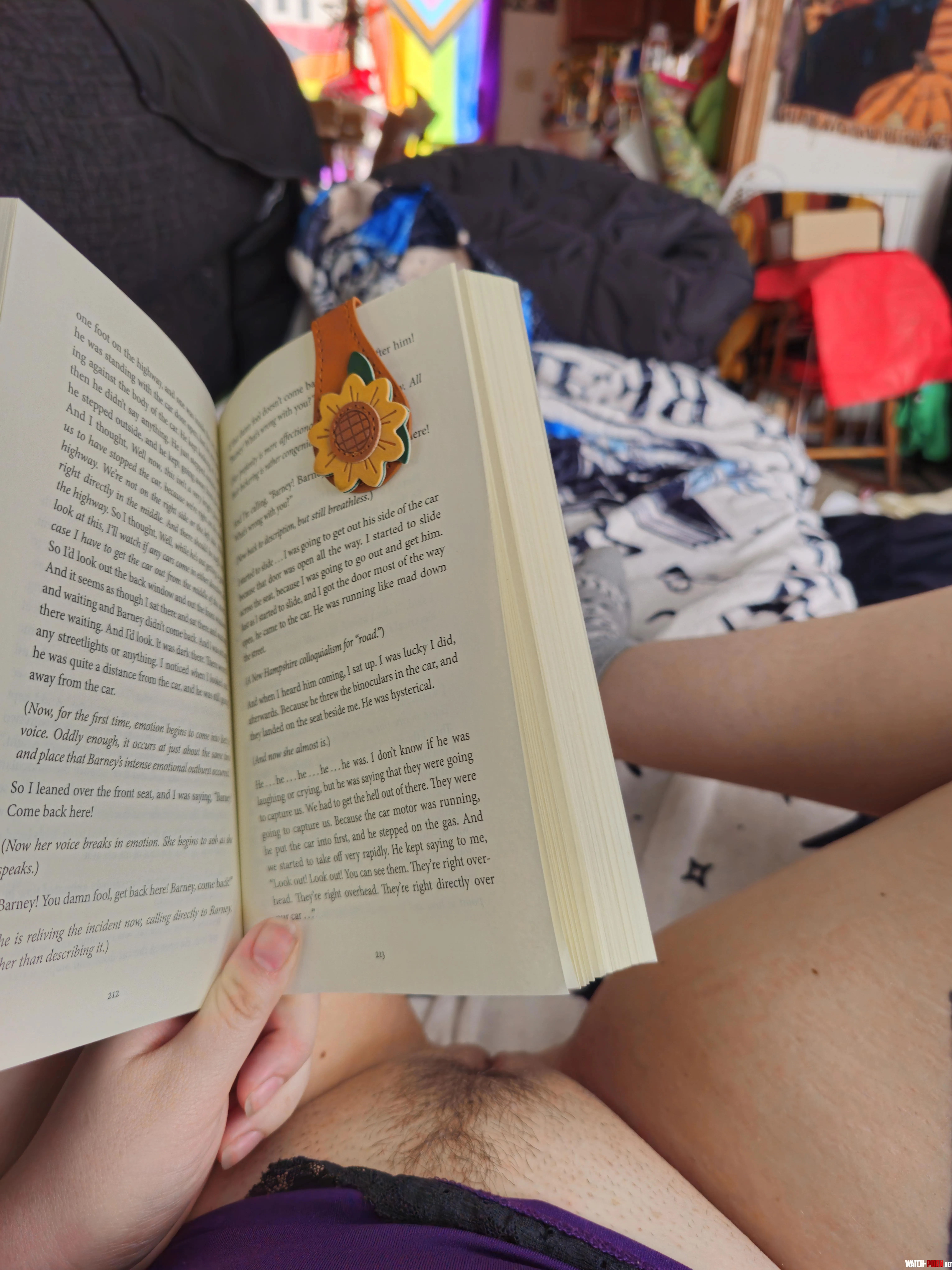 Waiting for hubby to wake up by AstroZombieXIII