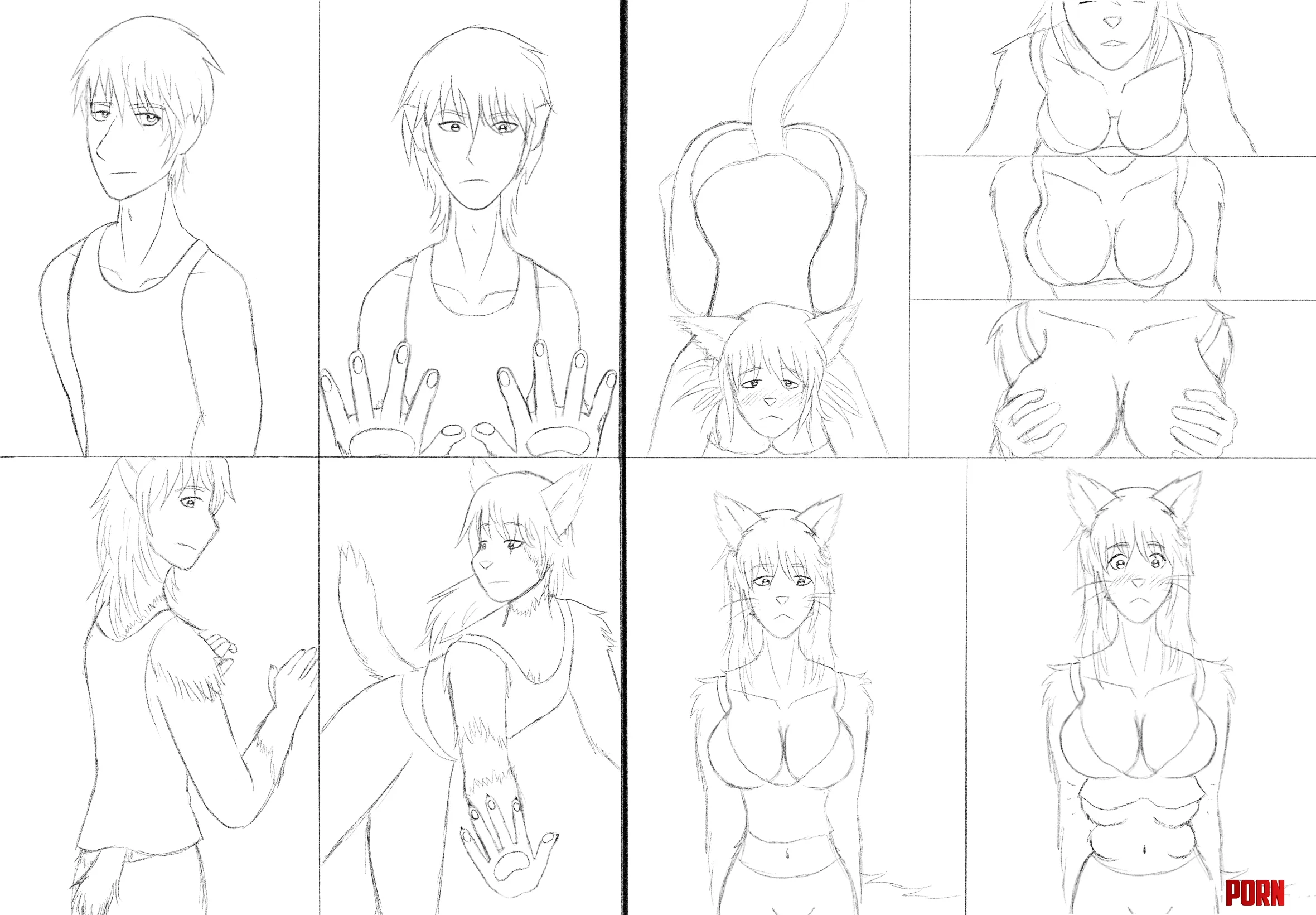 TFTG Sexy Multi-Breasts Cat by Illustrious-Tip383