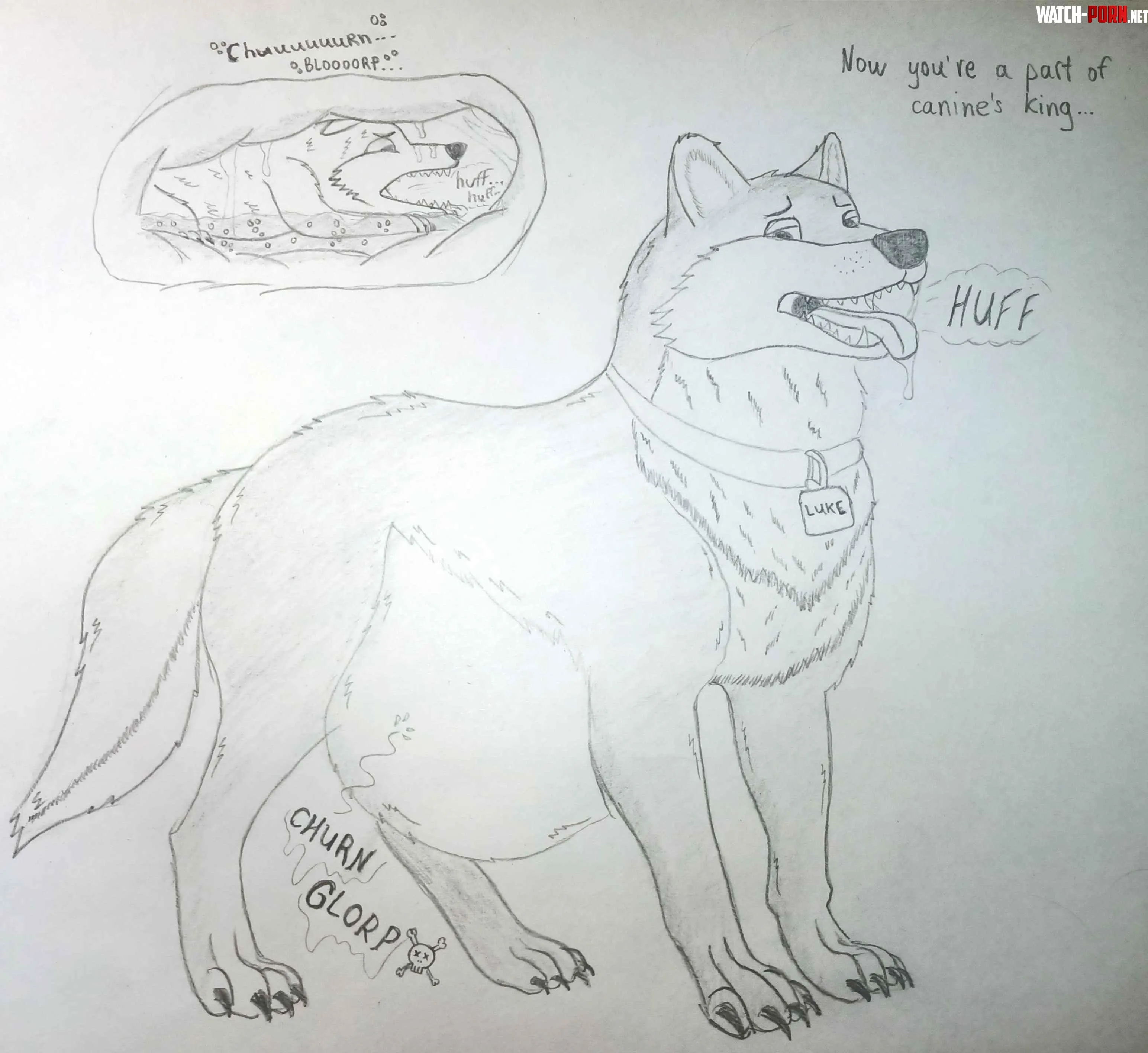 {image} Birthday meals are the best way to start your day~ (Art by fluffycoon_96722 on Discord) by Luke_The_Wolf