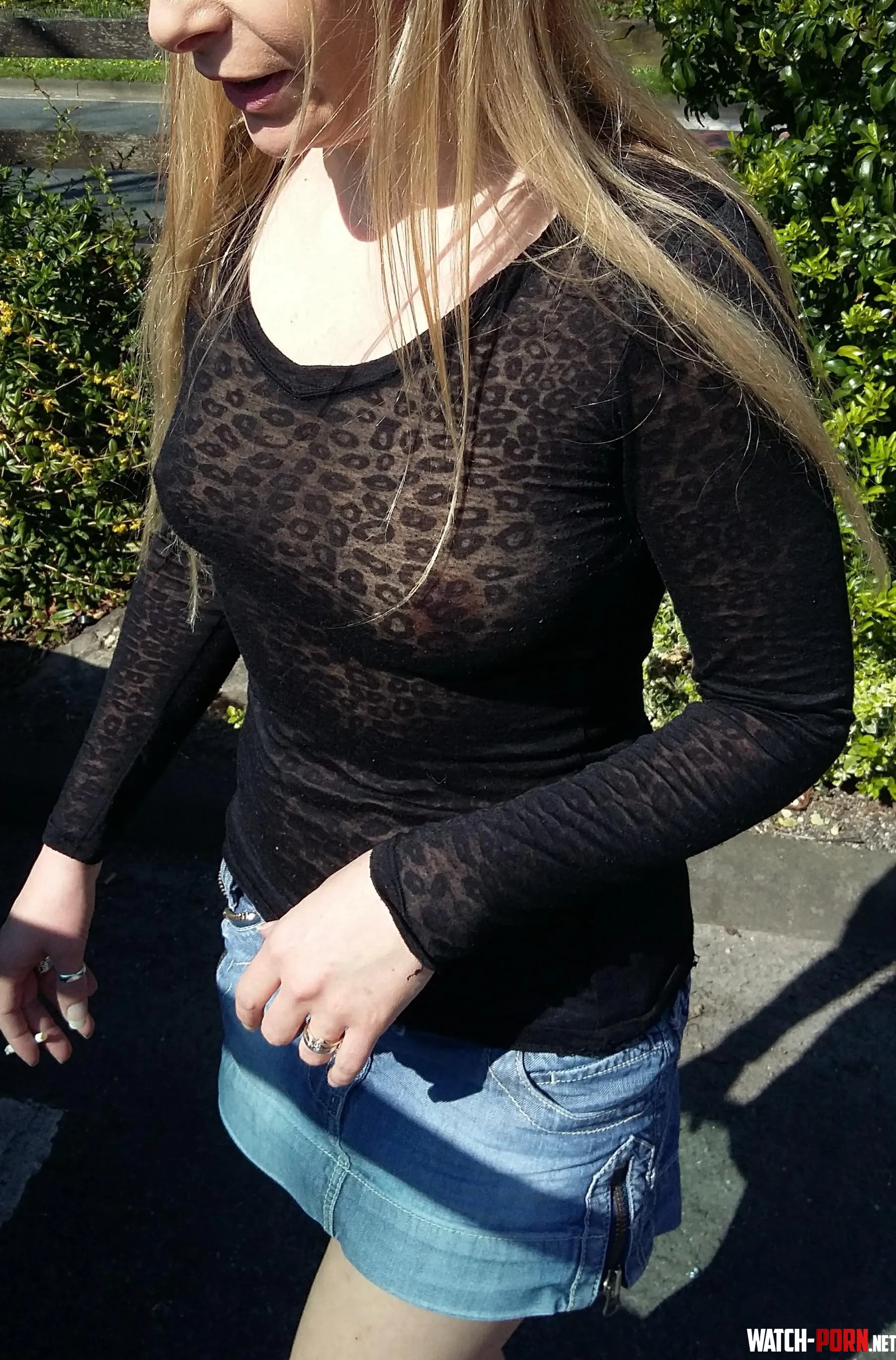 Out for a meal I think people saw my nipples by sexynippleswife