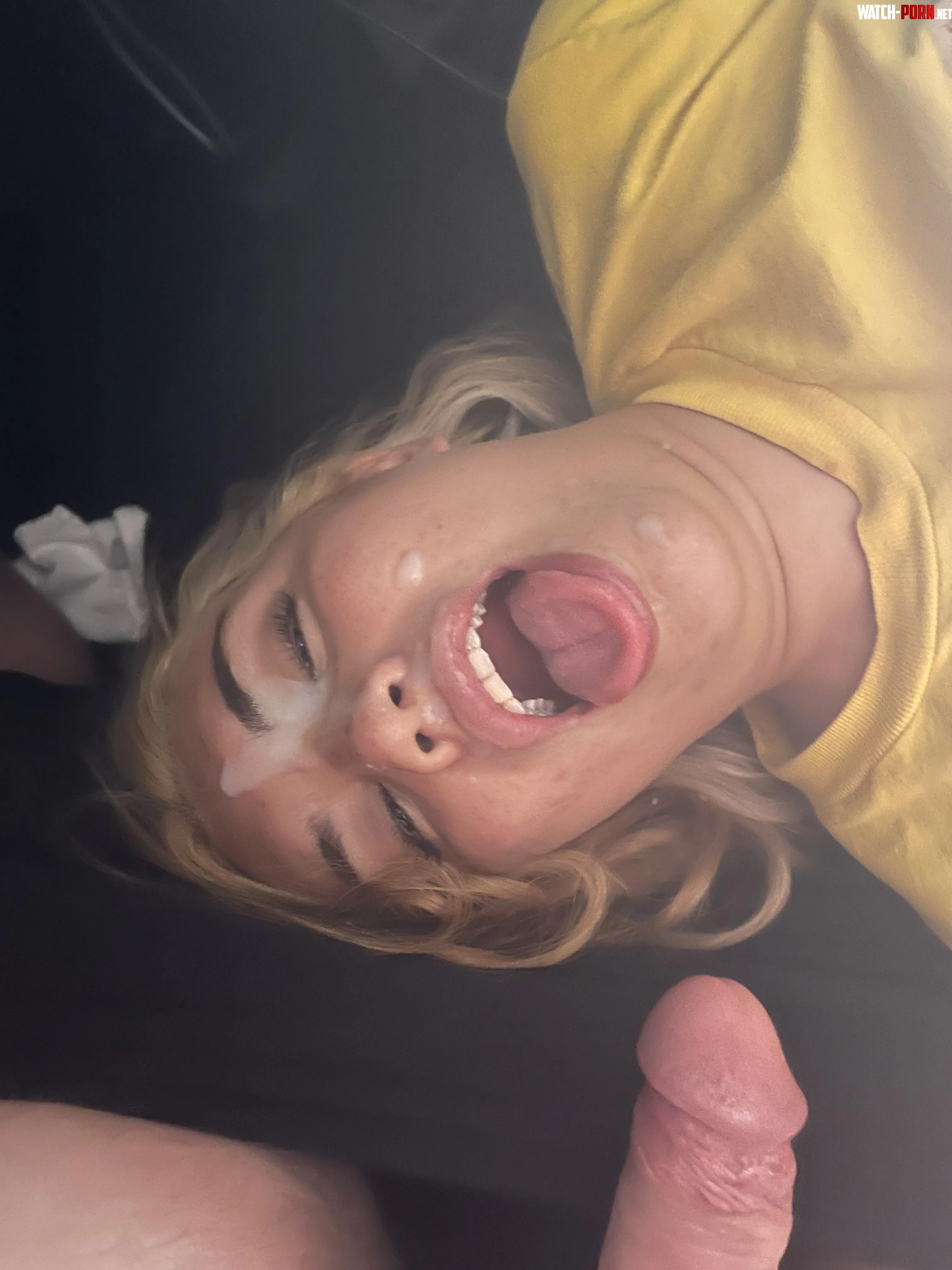 Love a pretty face covered with cum by CarolinaOutlaw10