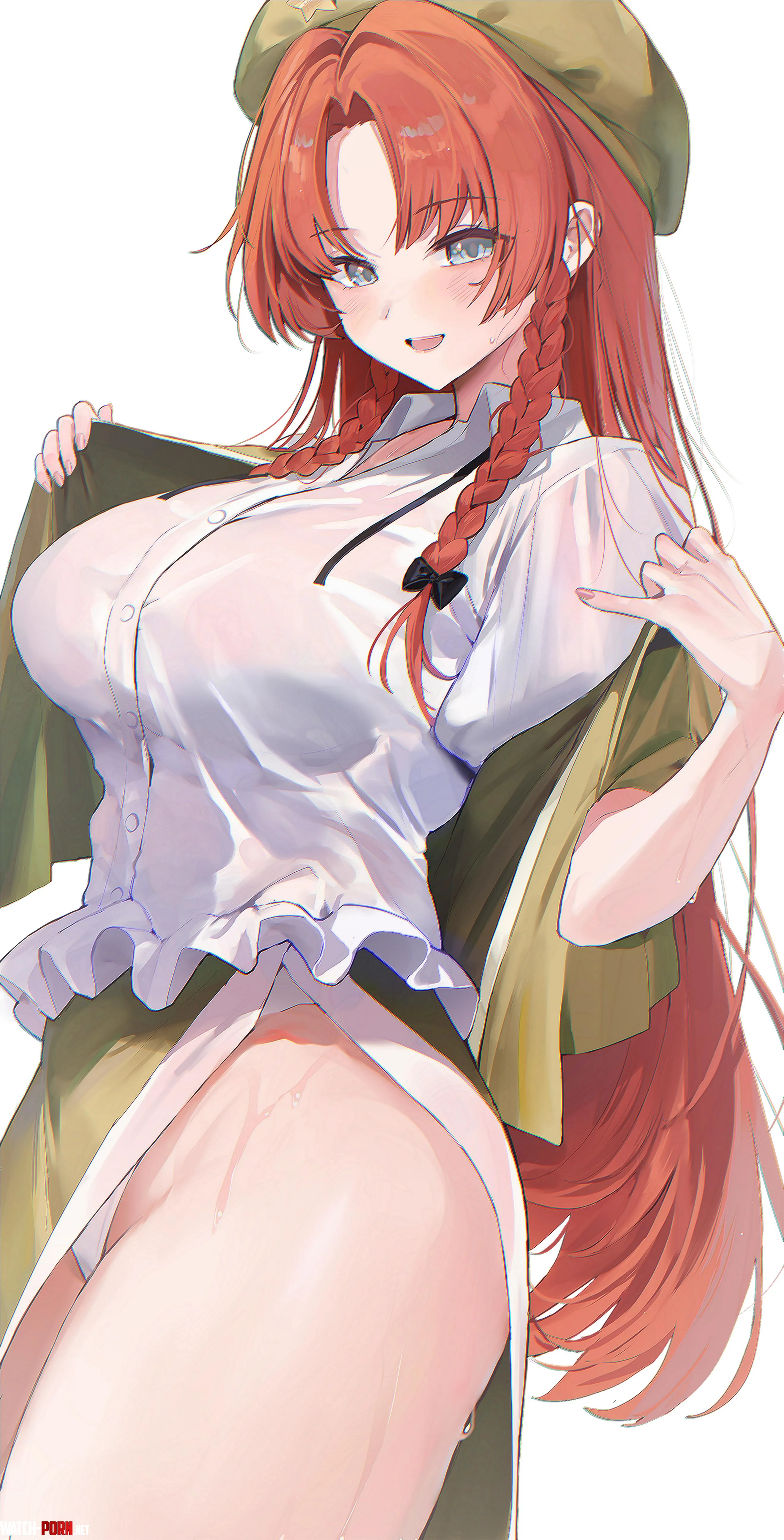 Meiling's shirt got wet [Touhou] by marxsander2016