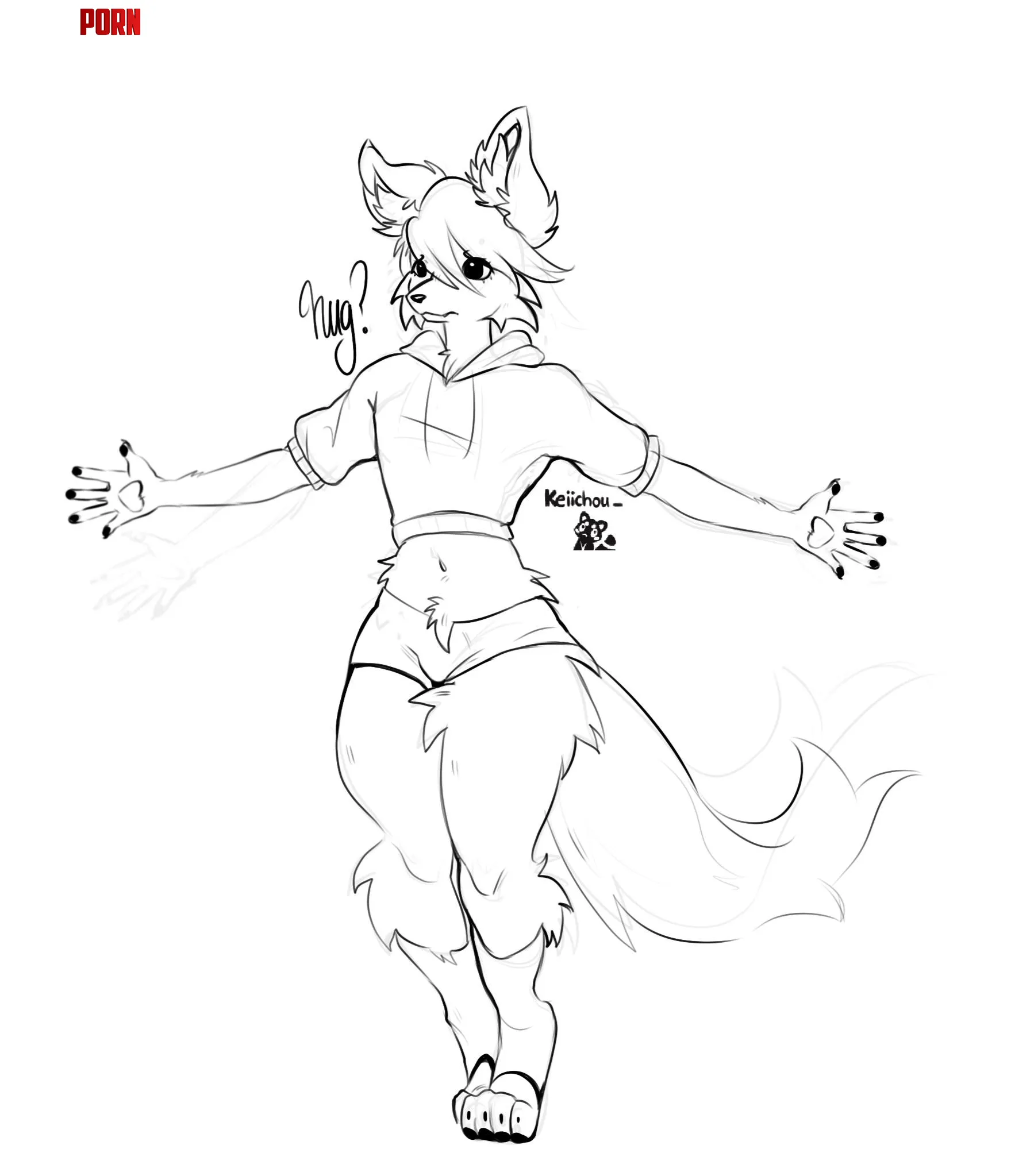 Hug? (Art by me) by Keiichou_