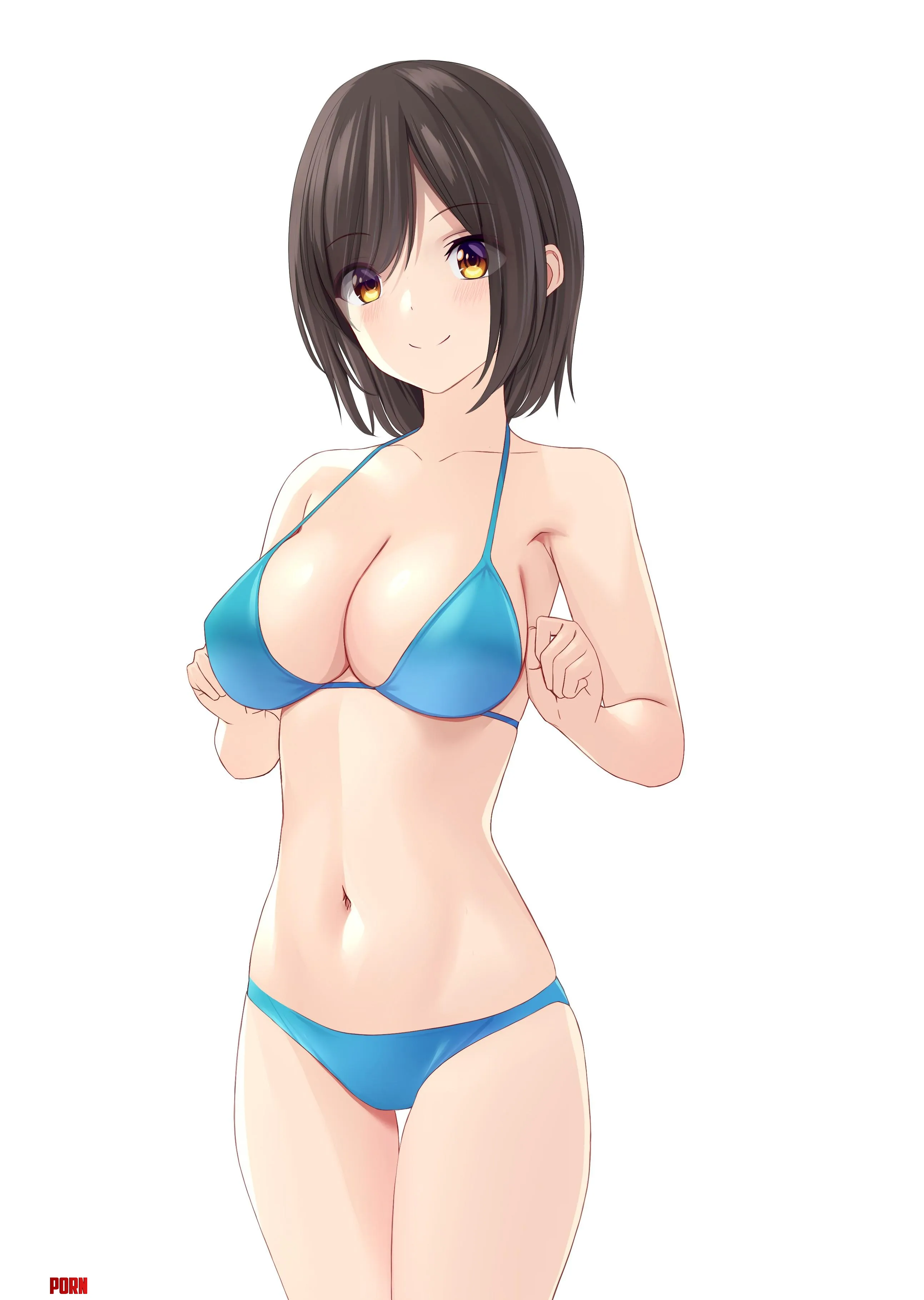 Cutie in Blue (maruikoi4 on Pixiv) [Artist's OC] by TheCoolSpork