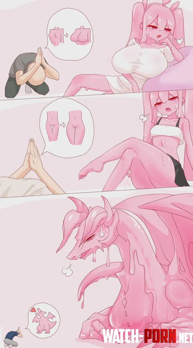 Slime girl can turn into anything you want (Artist: hikyou_takarasou) by peacchbabe