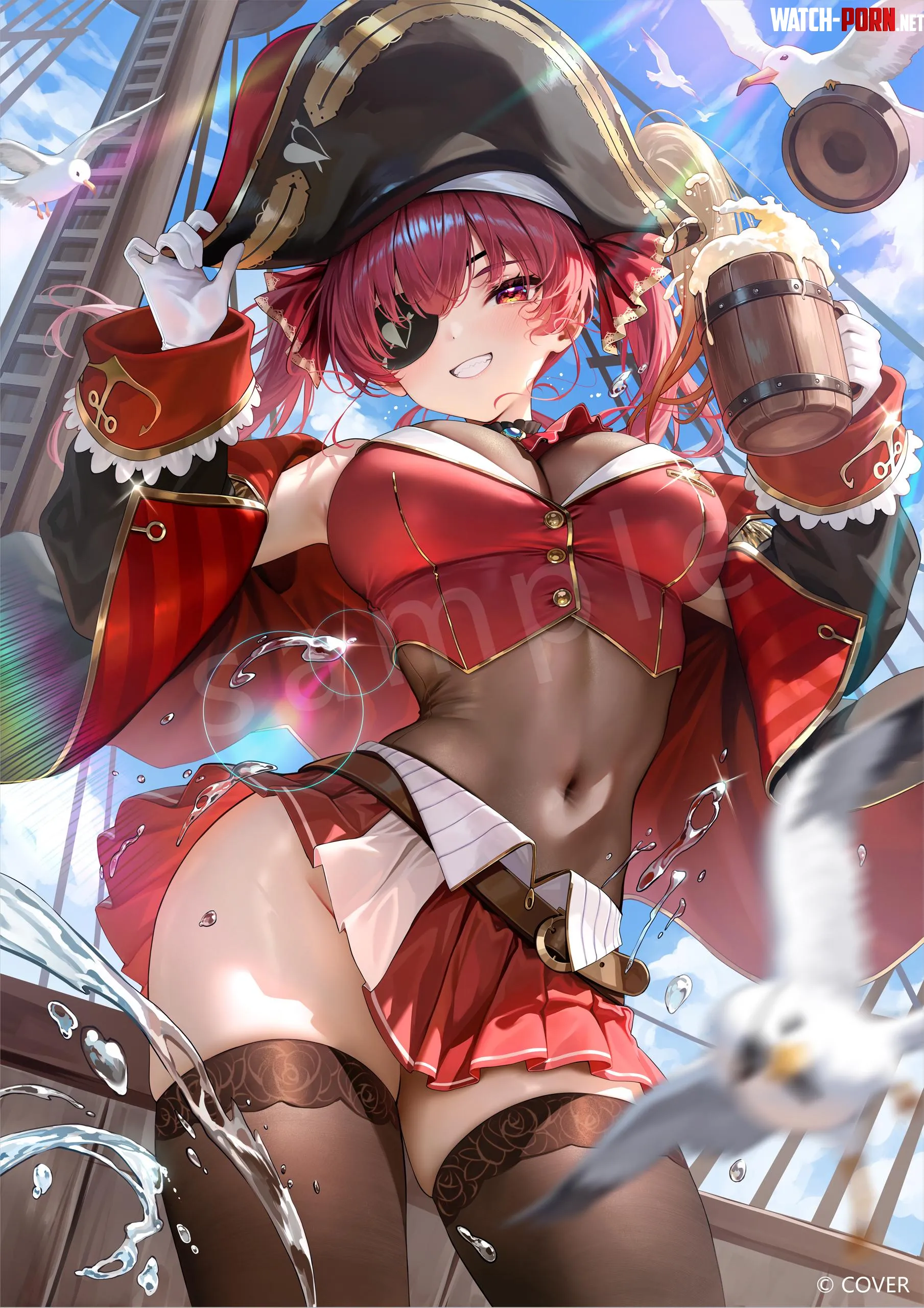 Houshou Marine during the day (MeioN) [Hololive] by elegantloveglimmer