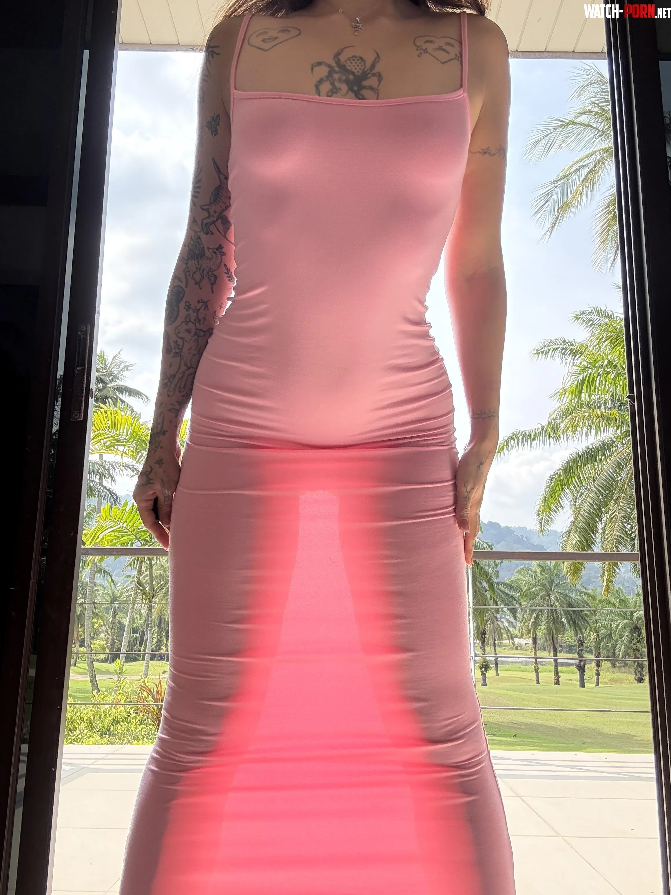 A light summer dress catches the sun's rays by glowdisorder