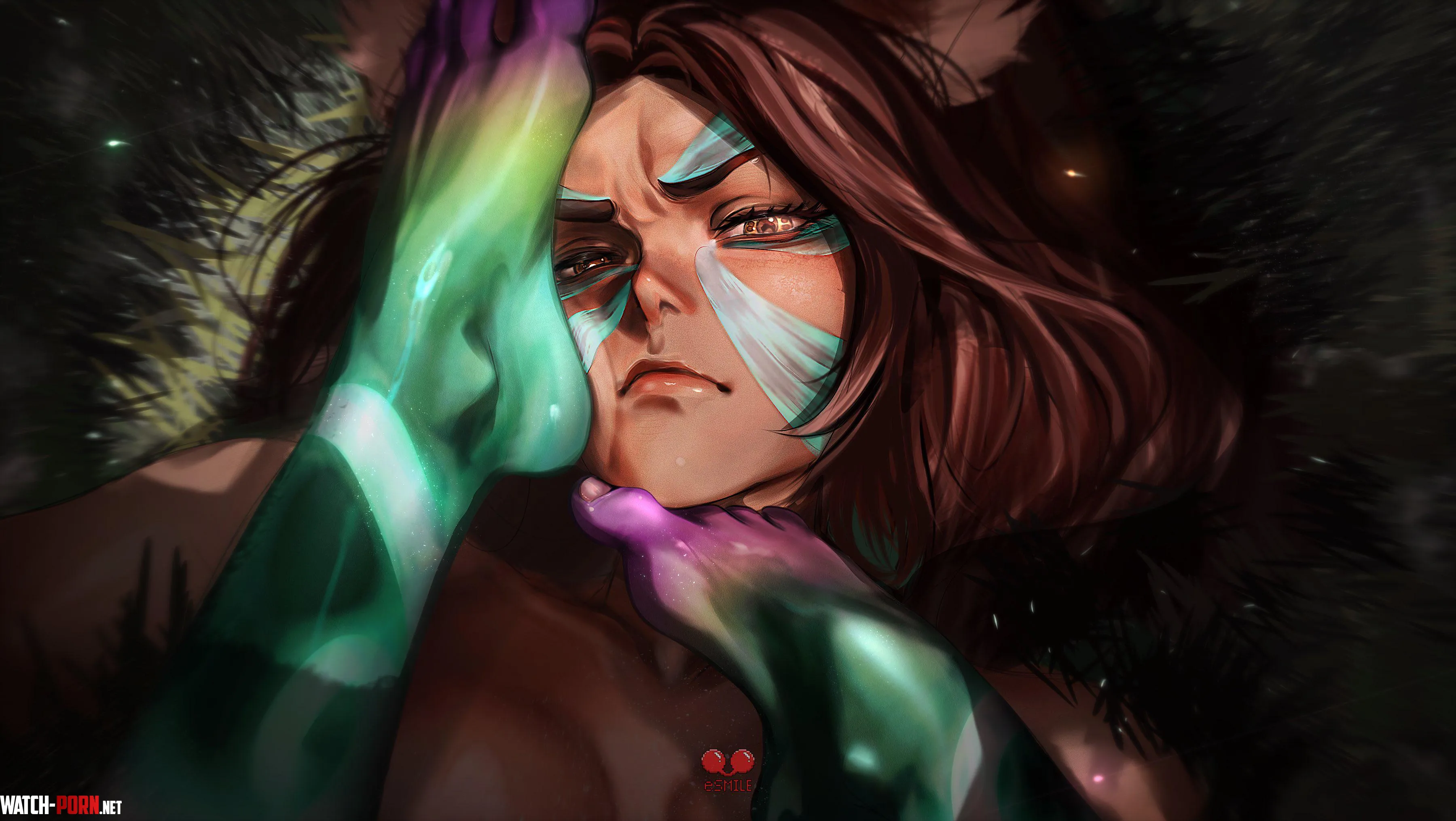 Neeko teasing Nidalee (eSMILE) by eSMIILE