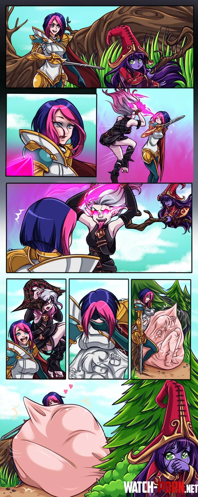 {comic} hide in Bush (papipo, comms open) by Ok-Sorbet-8676