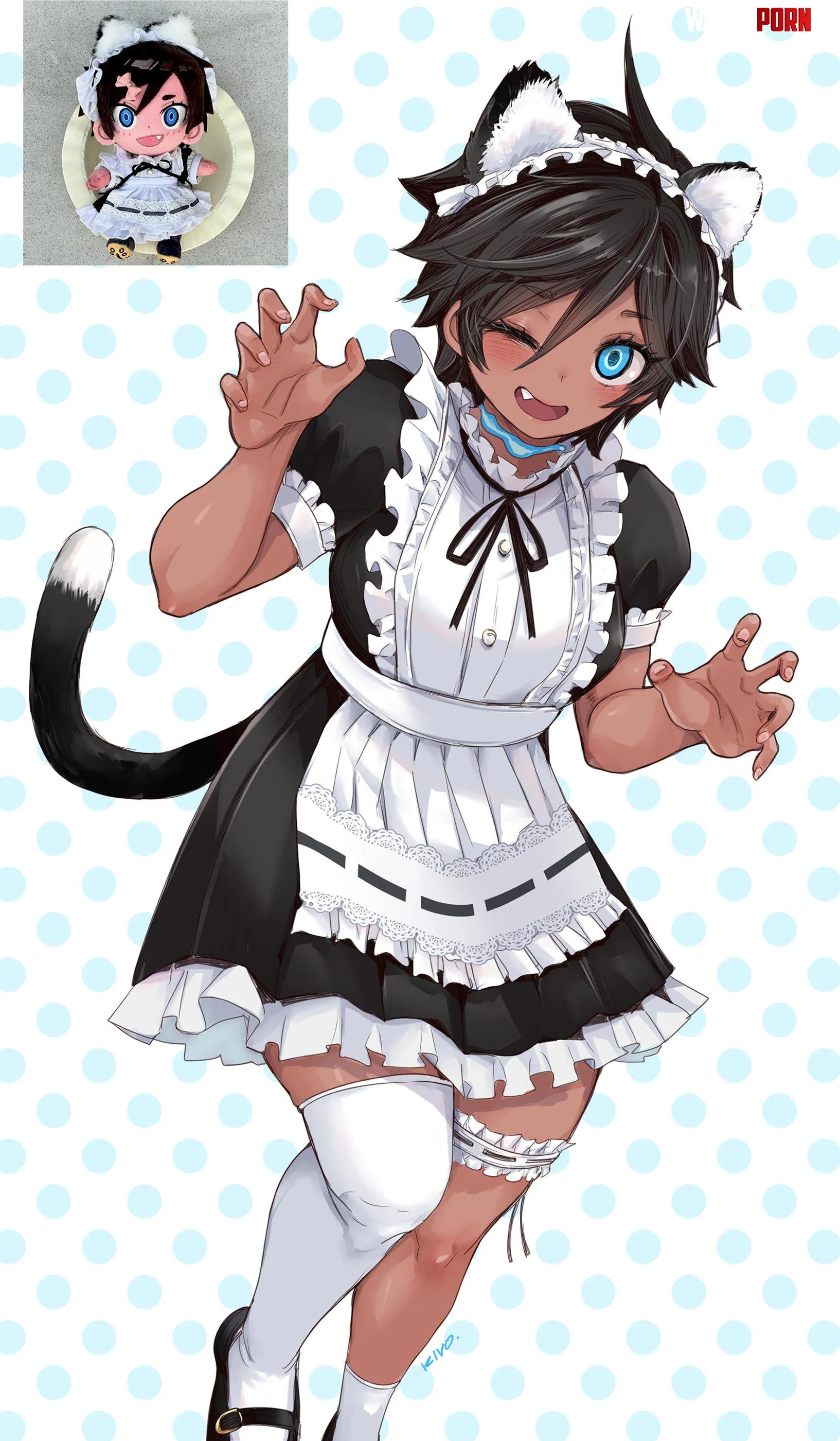 Cat Maid Tomboy Dullahan GF by A_MASSIVE_PERVERT