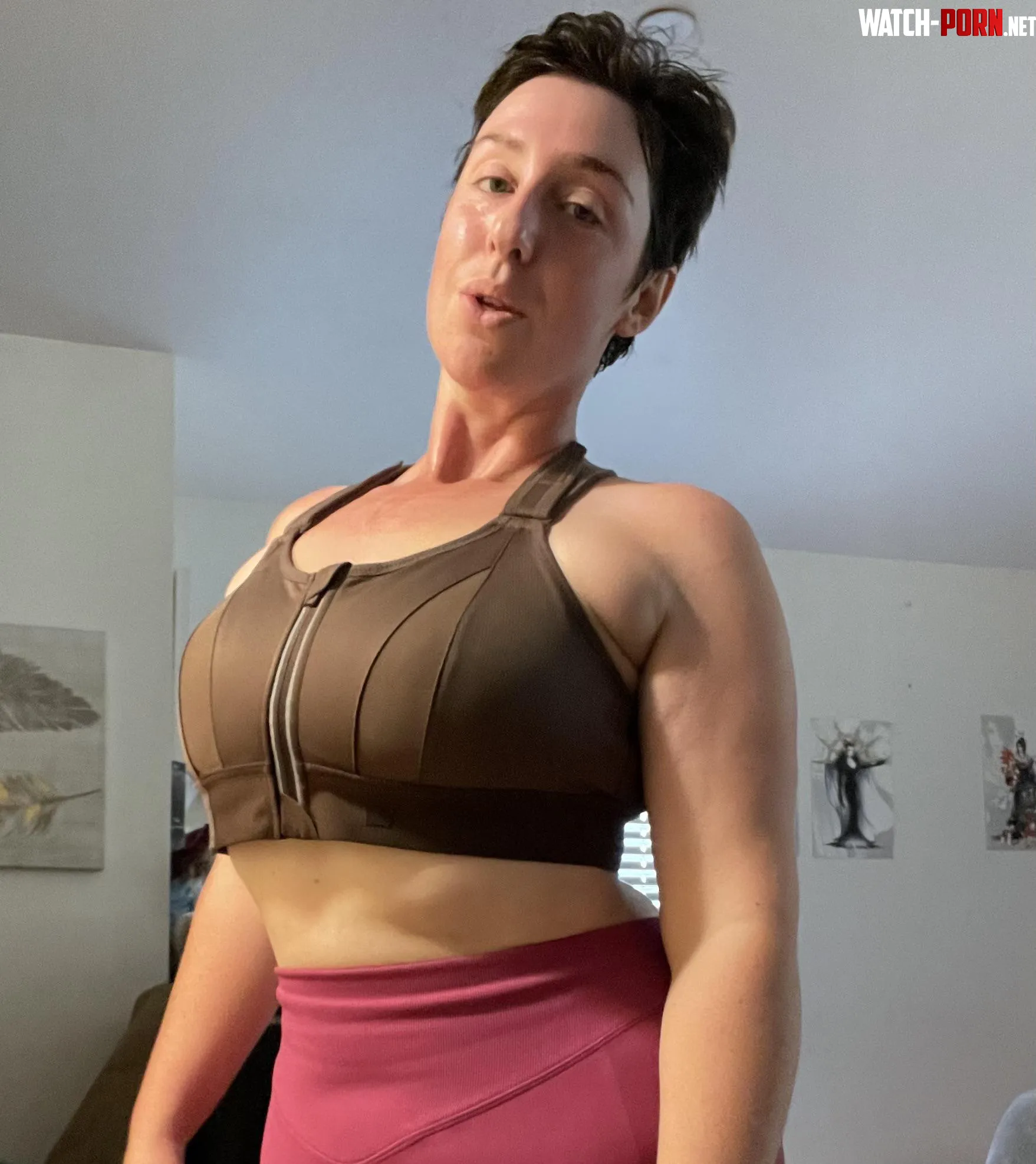 Tired out after 4 miles and some weights by NatalieHarime