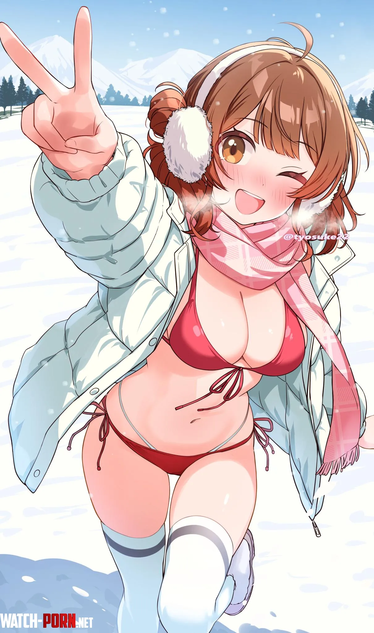 Winter Bikini Ume [Idolmaster] (tyosuke22) by A_MASSIVE_PERVERT