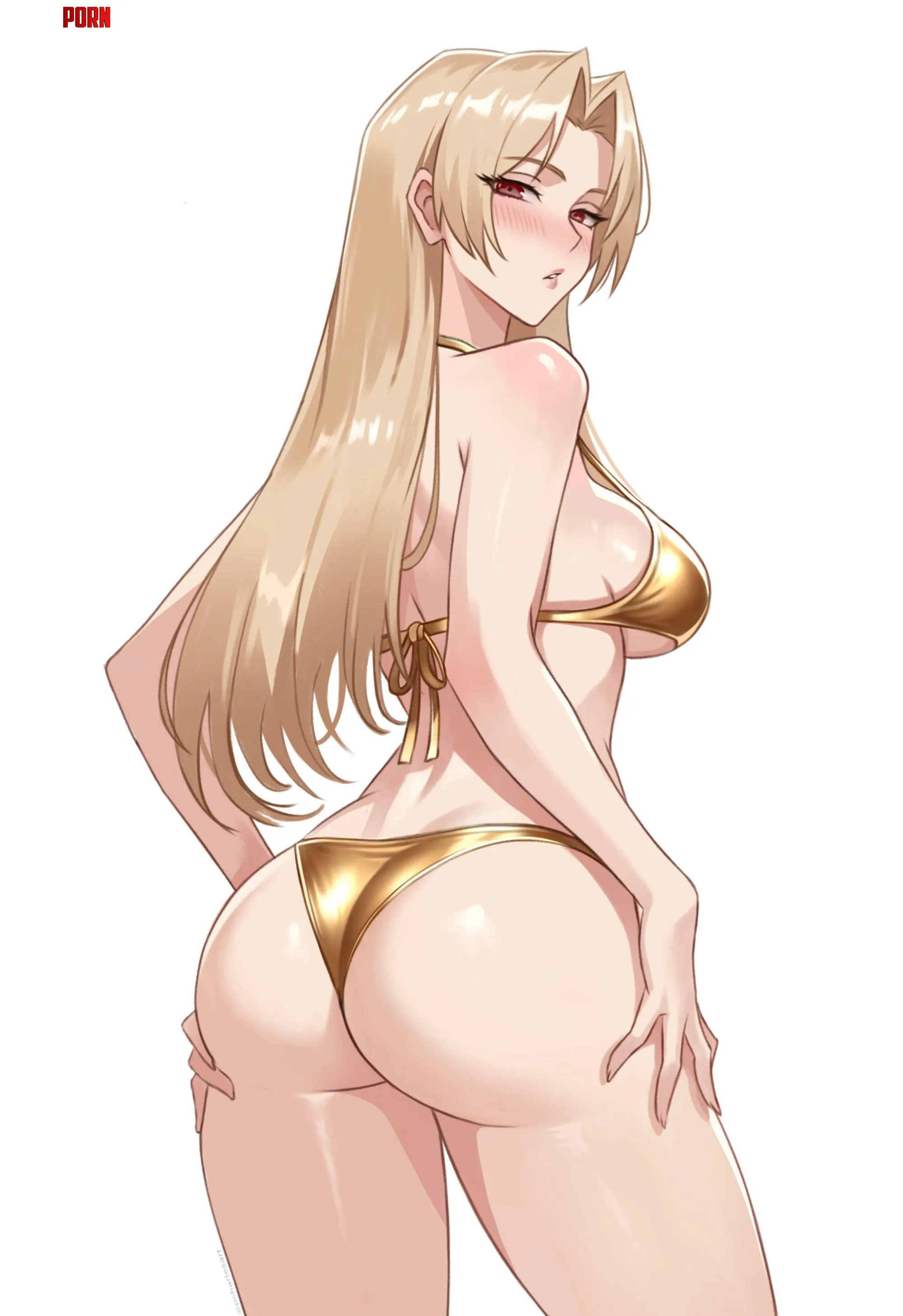 Yuki Golden Bikini (pcharlesart) [Jujutsu Kaisen] by Silent_Steak_9540