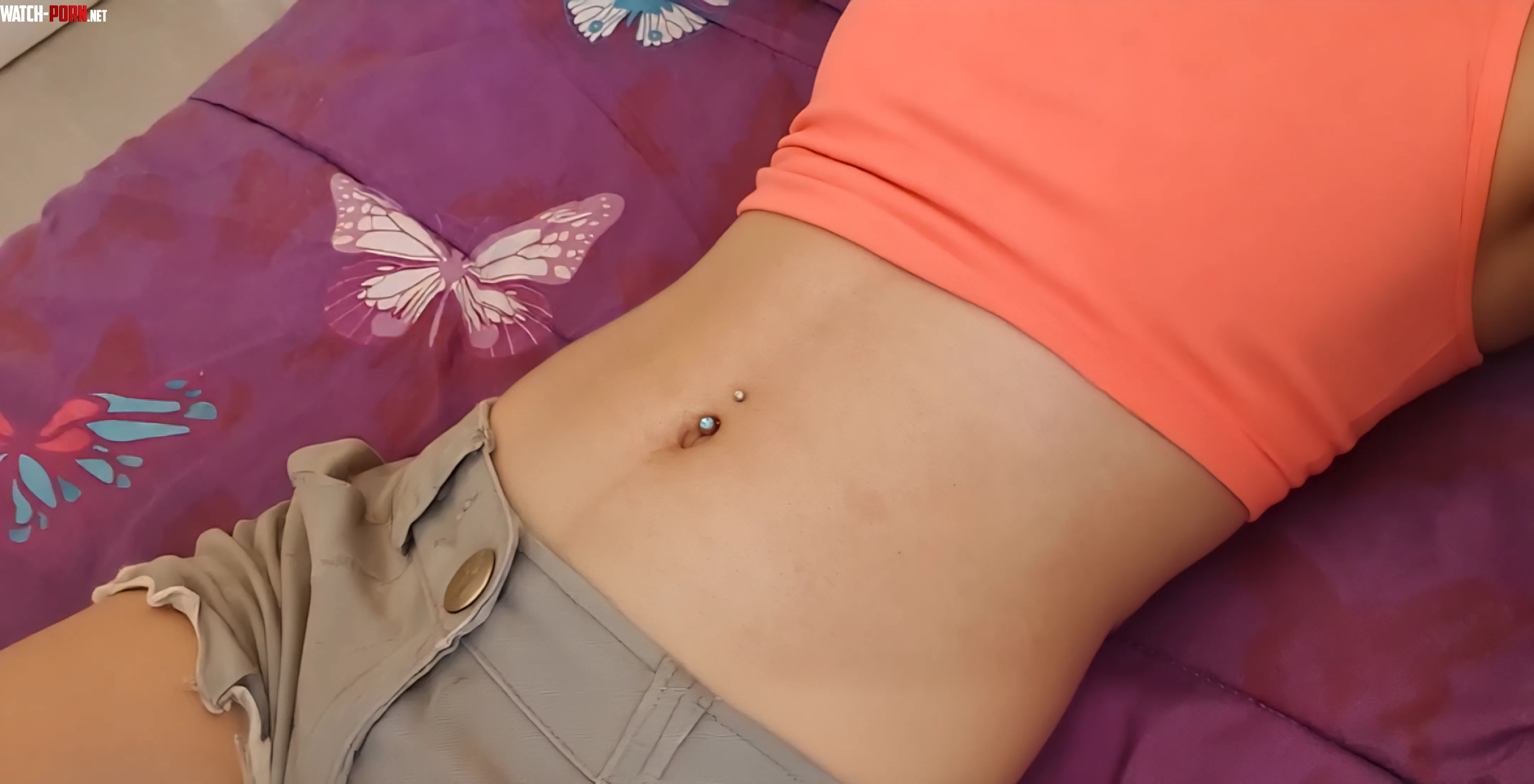 Can’t help but tease with my belly button ring 🔥 by Majestic-Dealer-4928