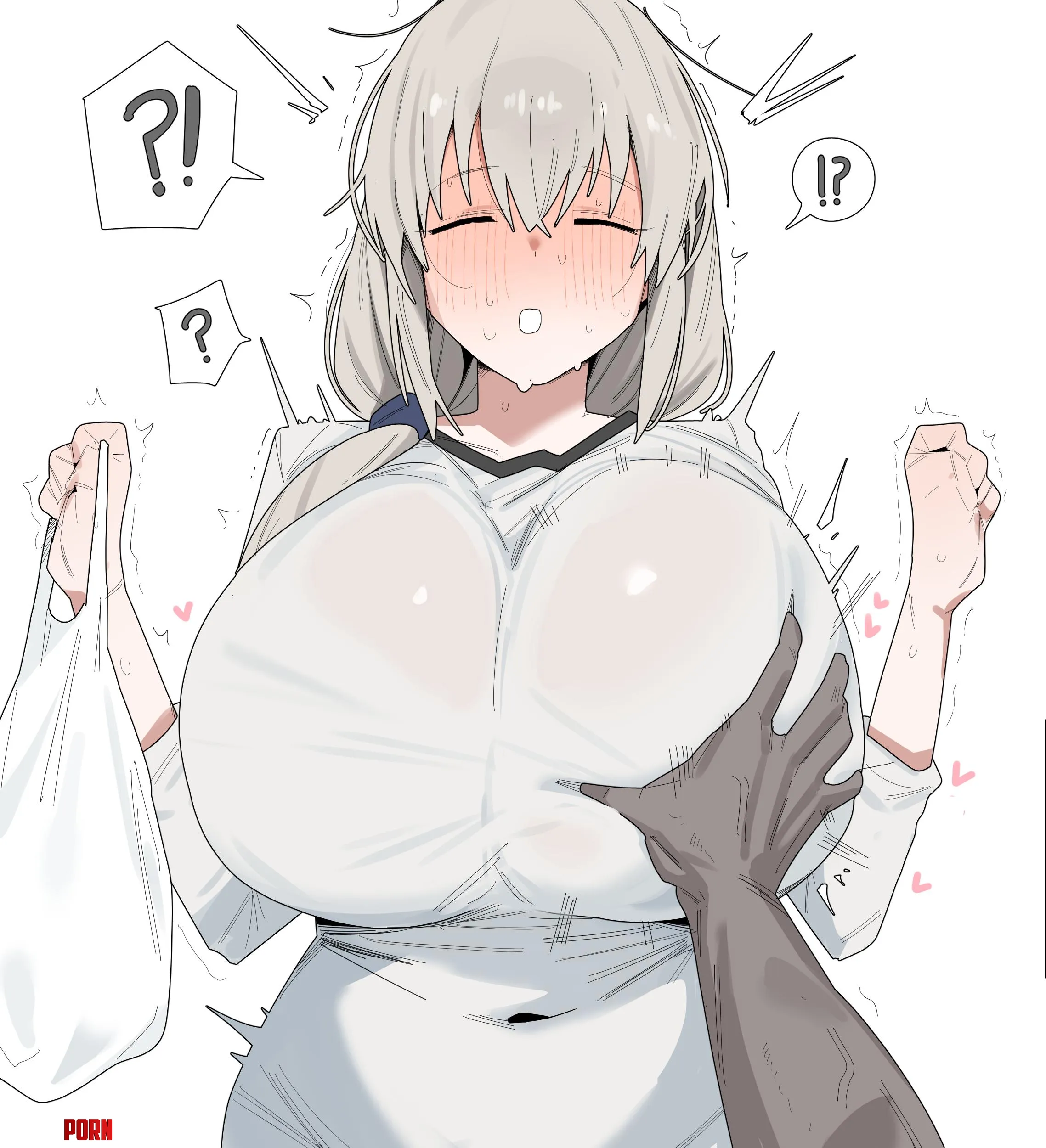 Flustered Tsuki by UnhealthyFetish1997