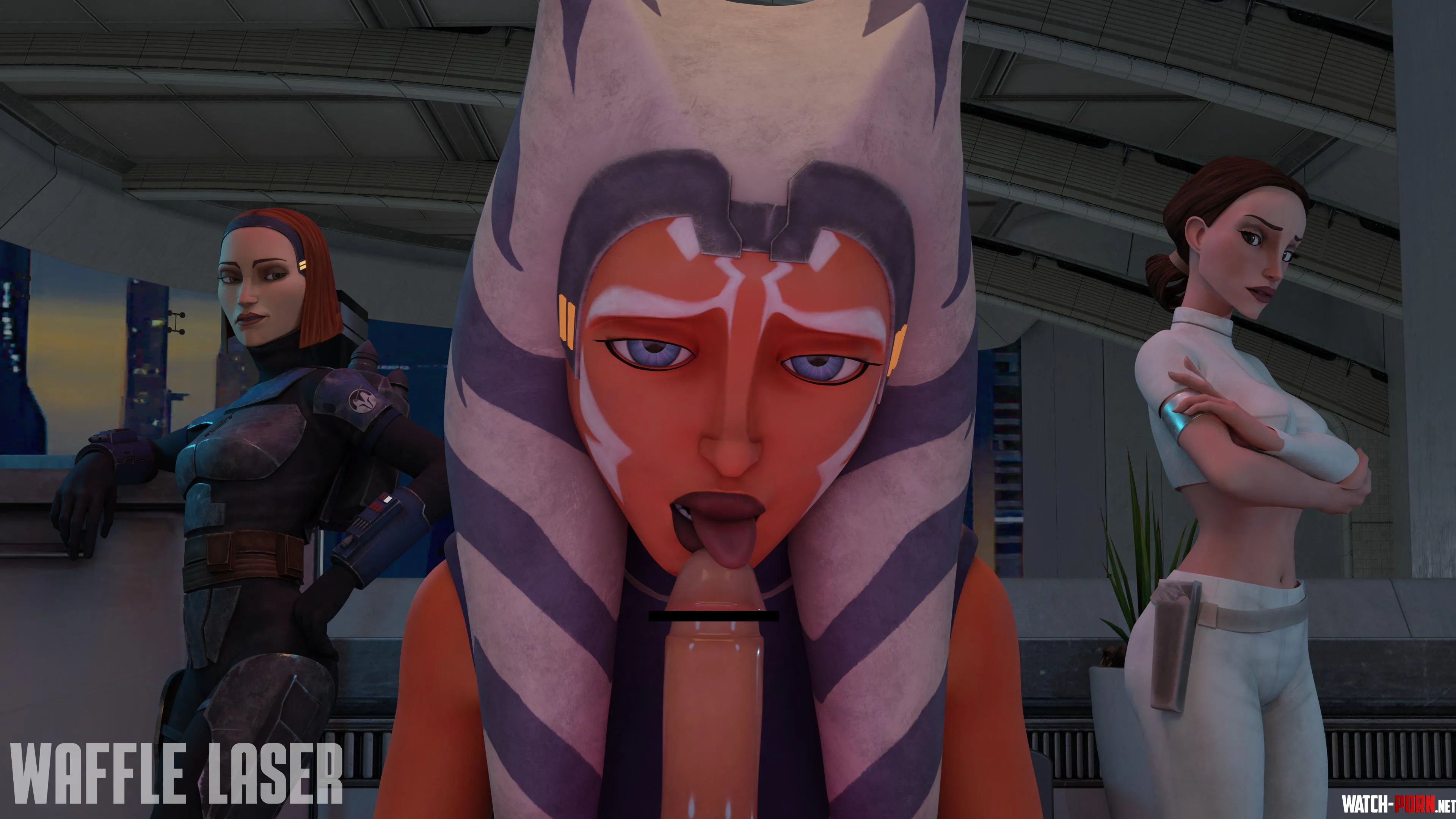 So many fine babes to trib. Send me a message. (Waffle Laser) by borkeysert