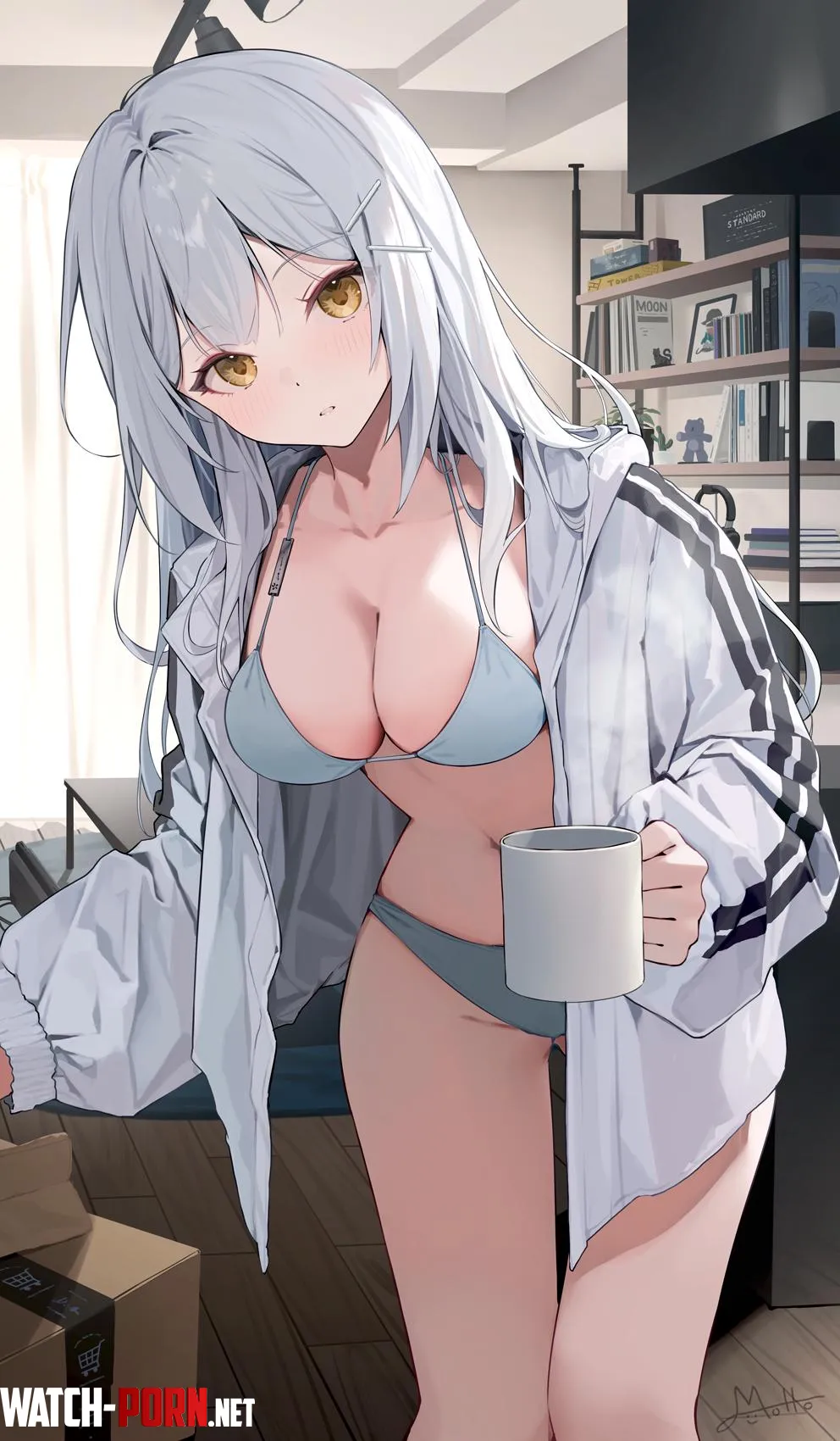 Offering some coffee [Artist's OC] by marxsander2016