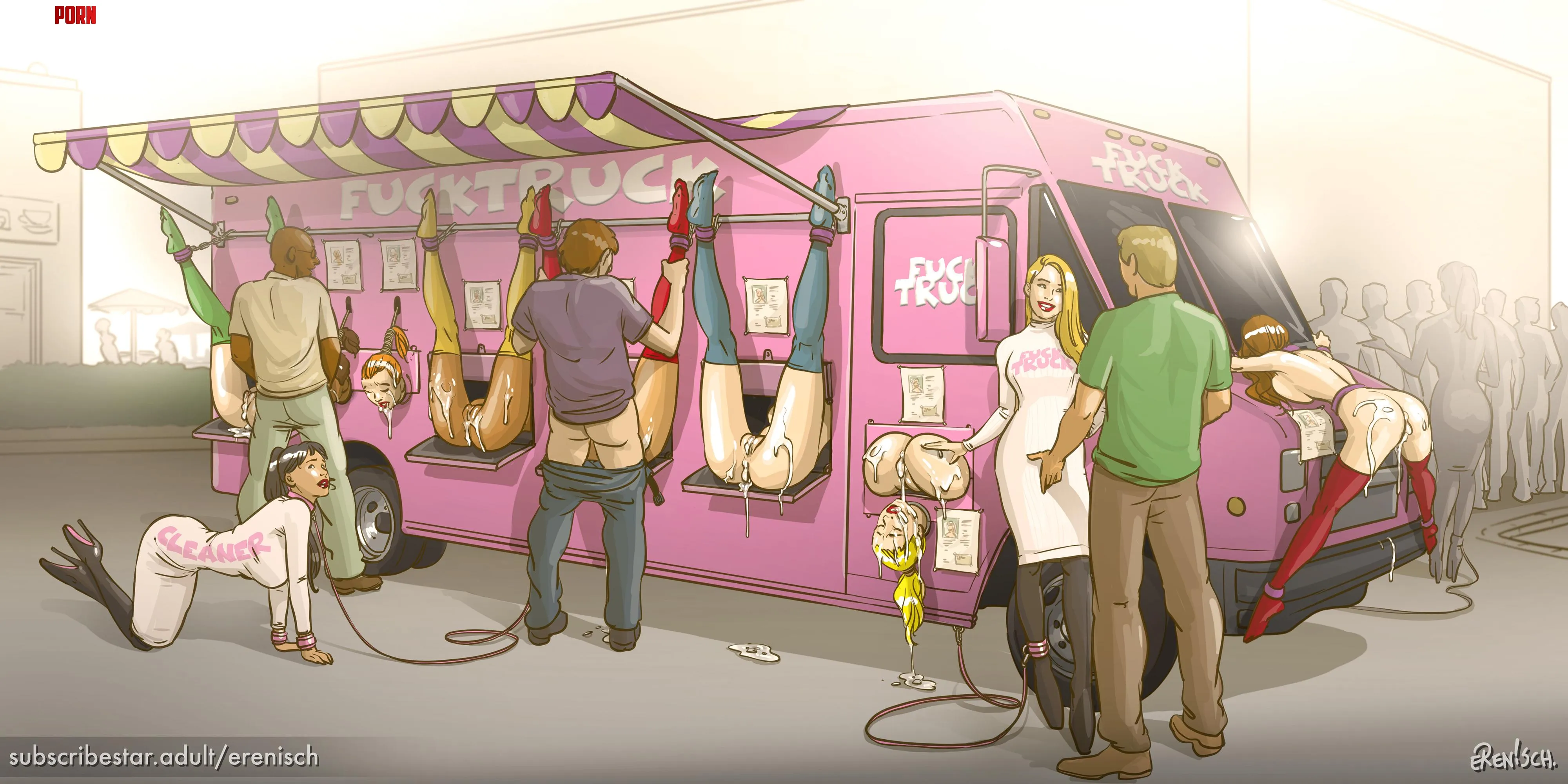 The fuck truck pulls up by Somanycookies1