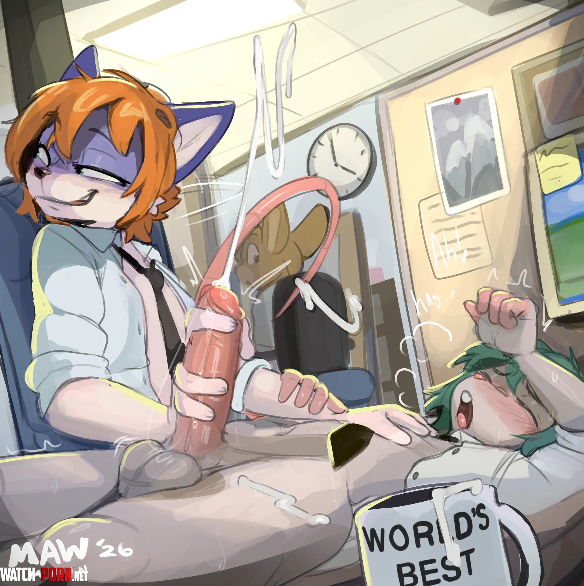 I Think He Got the Job... (Mawmain) by DL2828