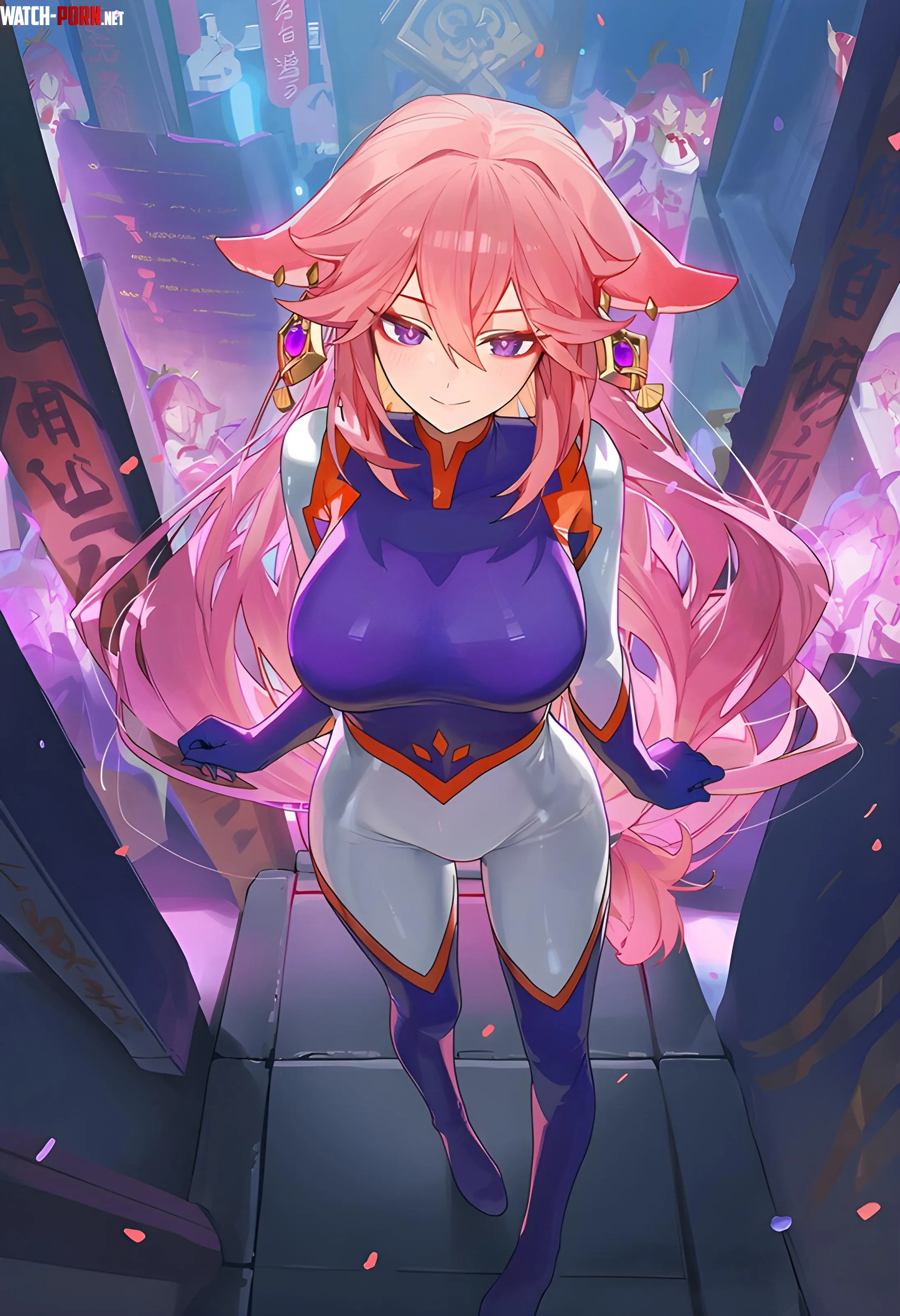 Yae [Genshin Impact] by WoolsonDaSheep