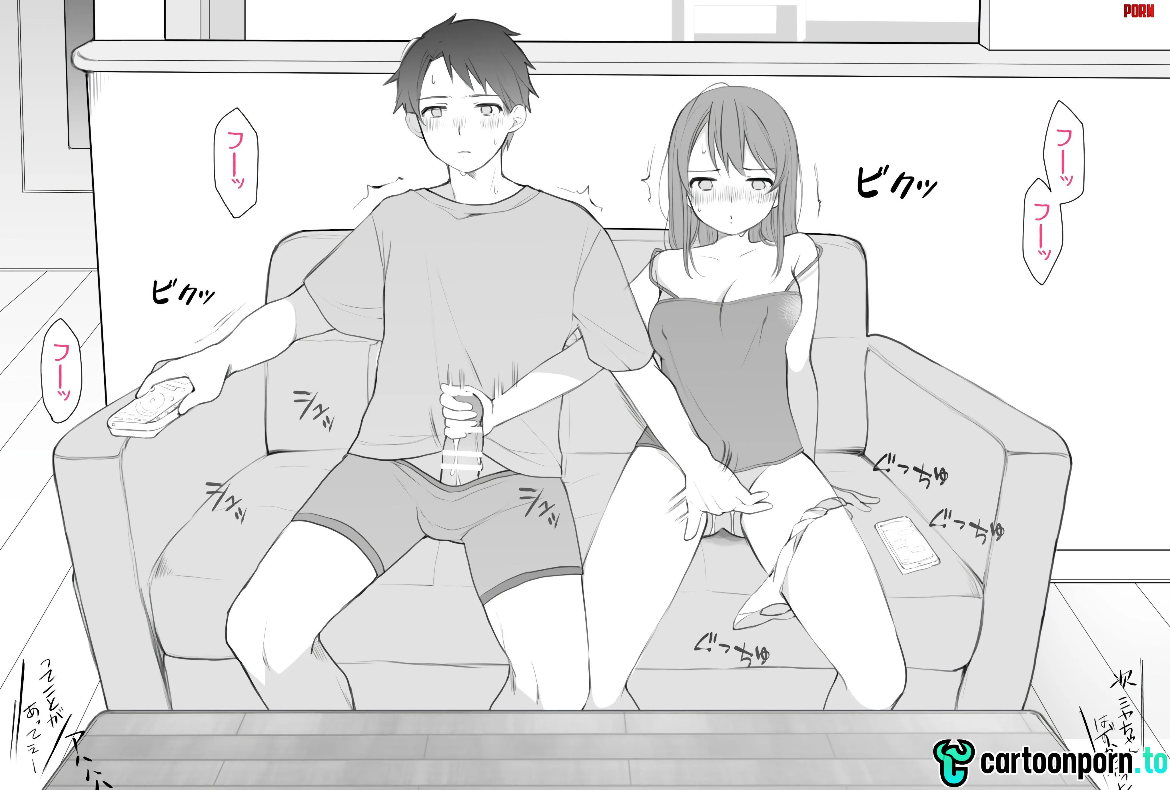 Anime Hentai Mutual Masturbation. by FaithKingPGI