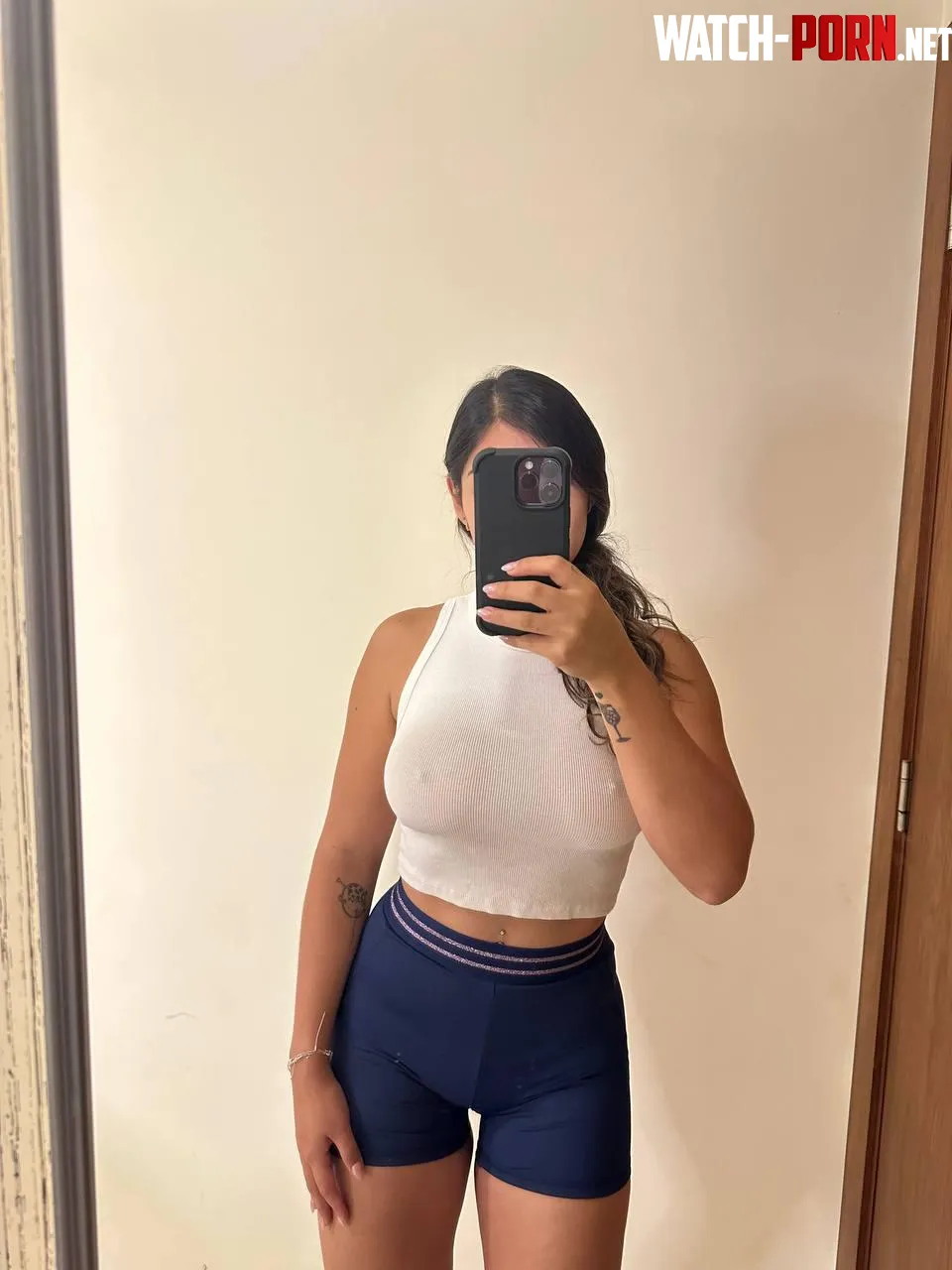 I am rocking this white top by SoftnStacked