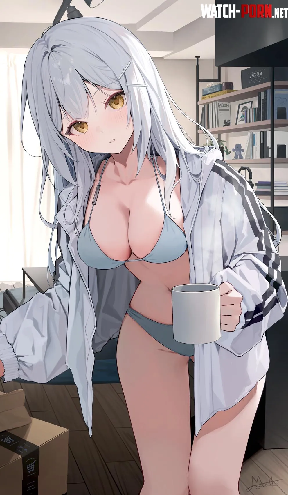 Offering some coffee [Artist's OC] by marxsander2016