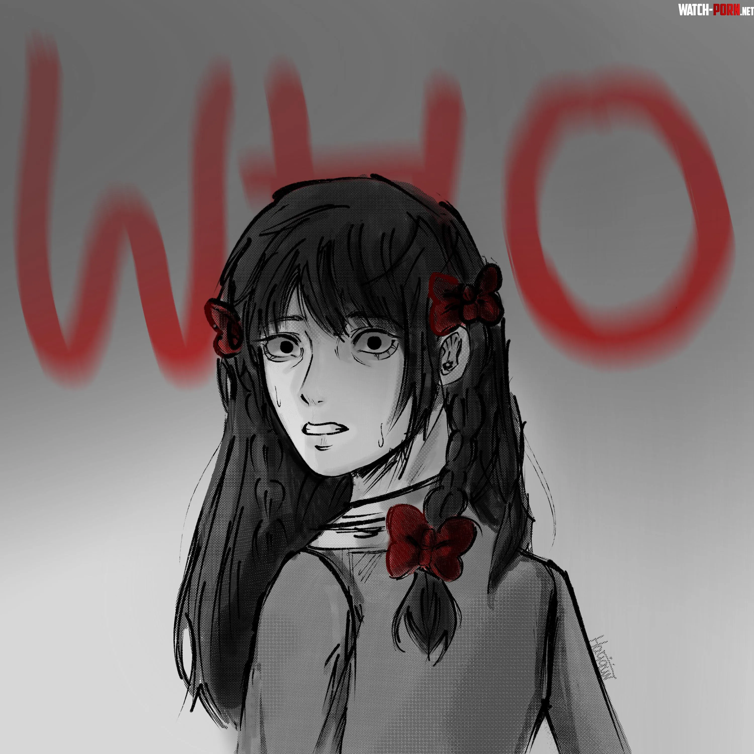 I drew Airi from [I love your cruddy] in my art style by Eminemgody