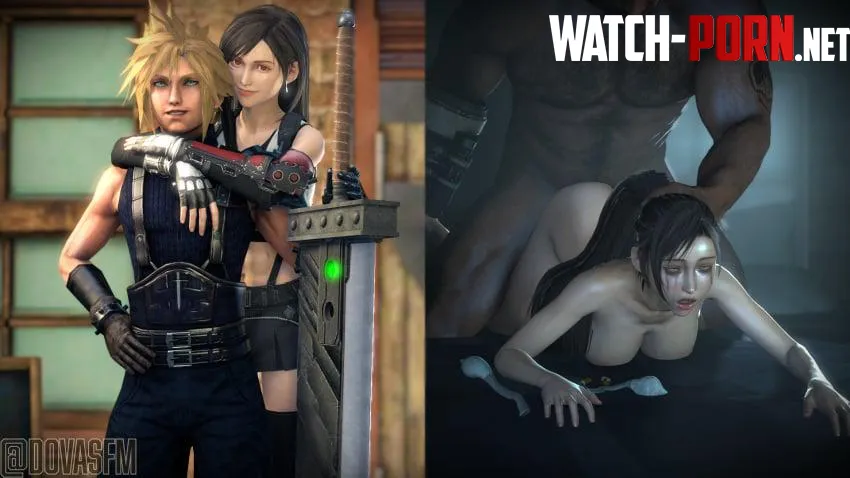 We can all agree that Tifa for sure has NTR'd Cloud, right? (Image by DovaSFM) by Potential_Boss5810