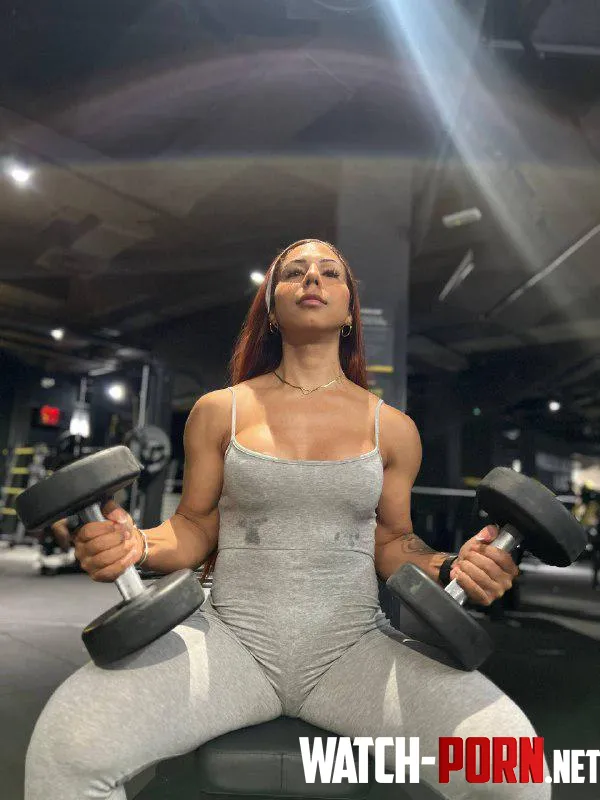 Going all out during my workout! I ain't letting up by Real-Diver8010