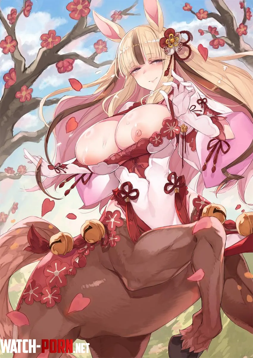 centaur cant stop her boobs from popping out by NSFWilliam69