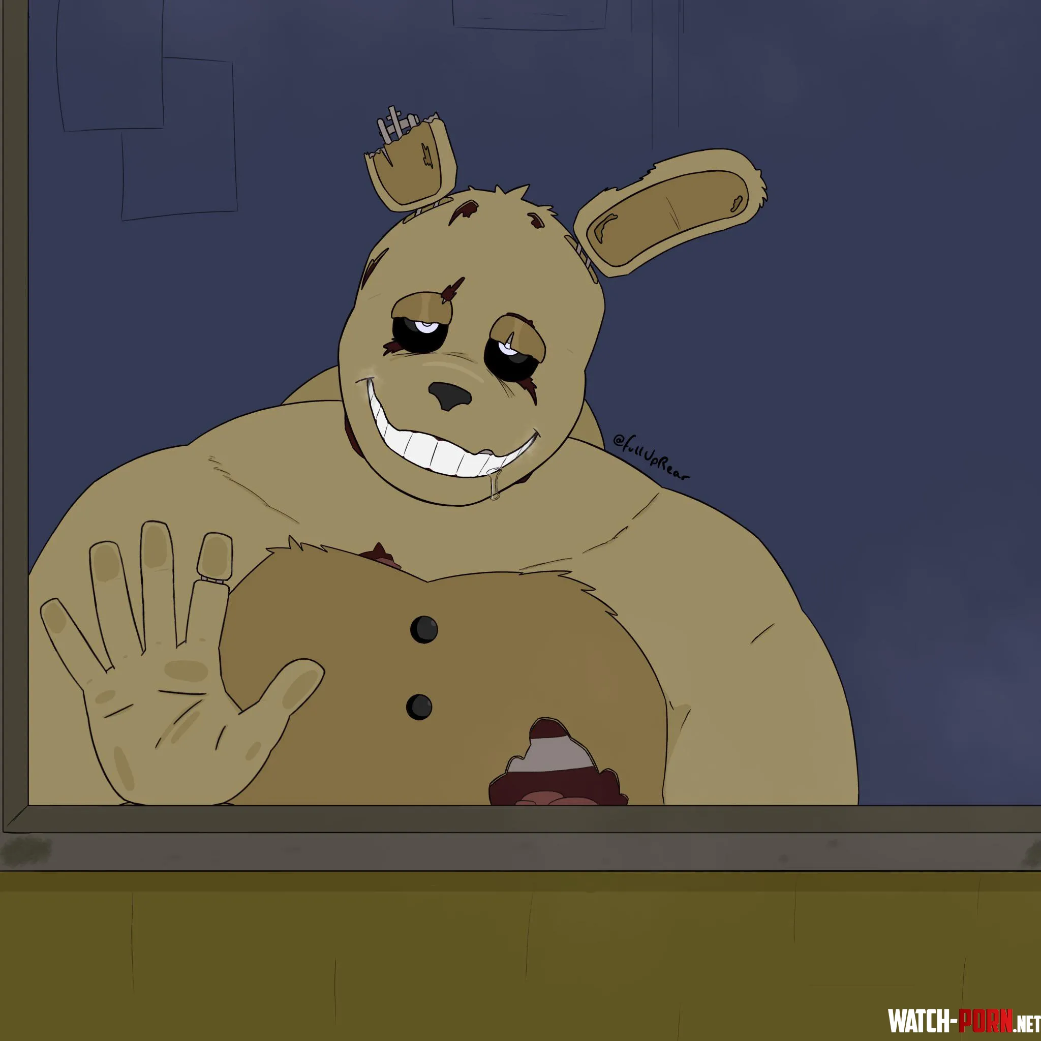 Needy Springtrap (Artist: Me | @FullUpRear) by FullUpRear