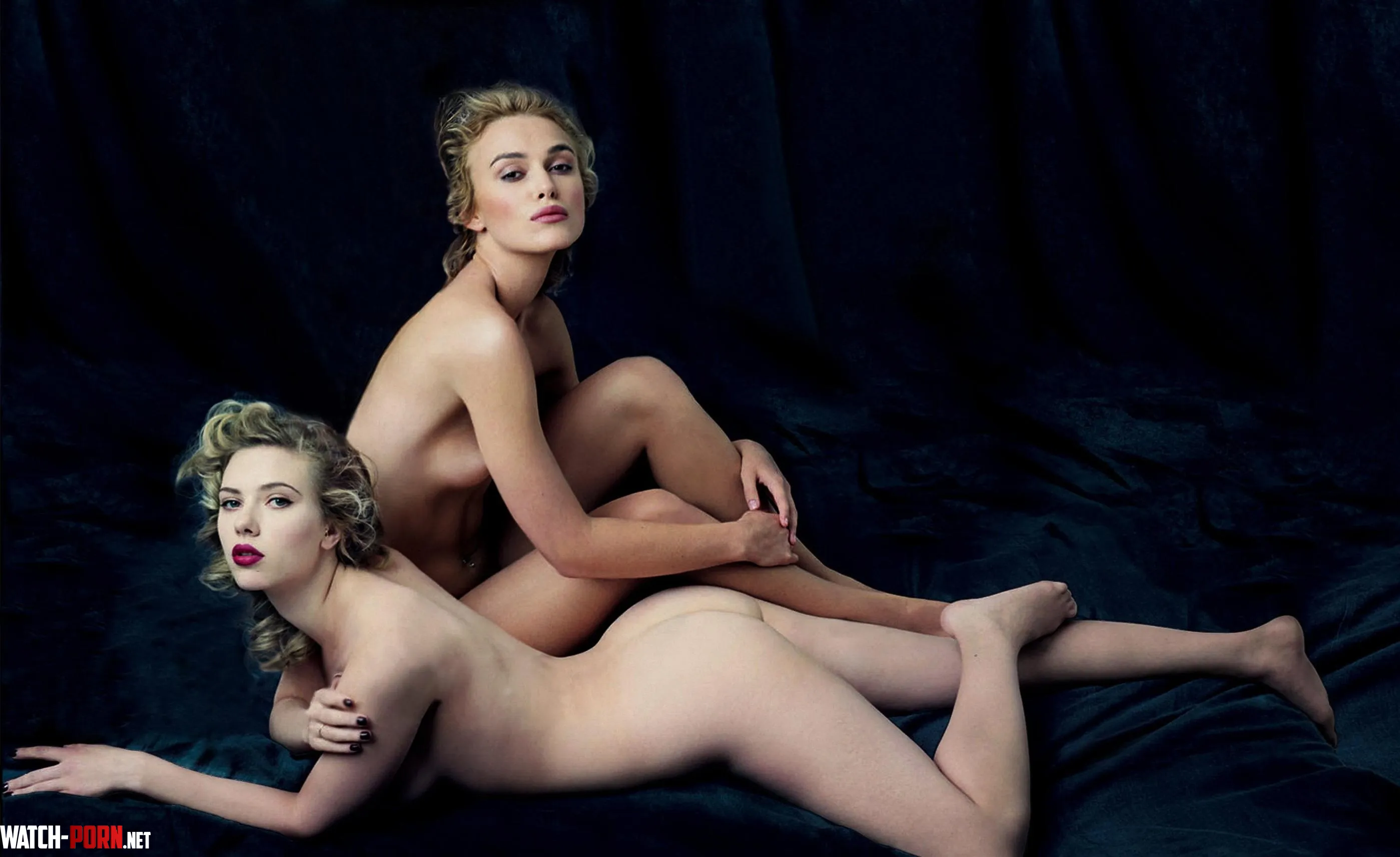 Scarlett Johansson and Keira Knightley by TheNamesBart