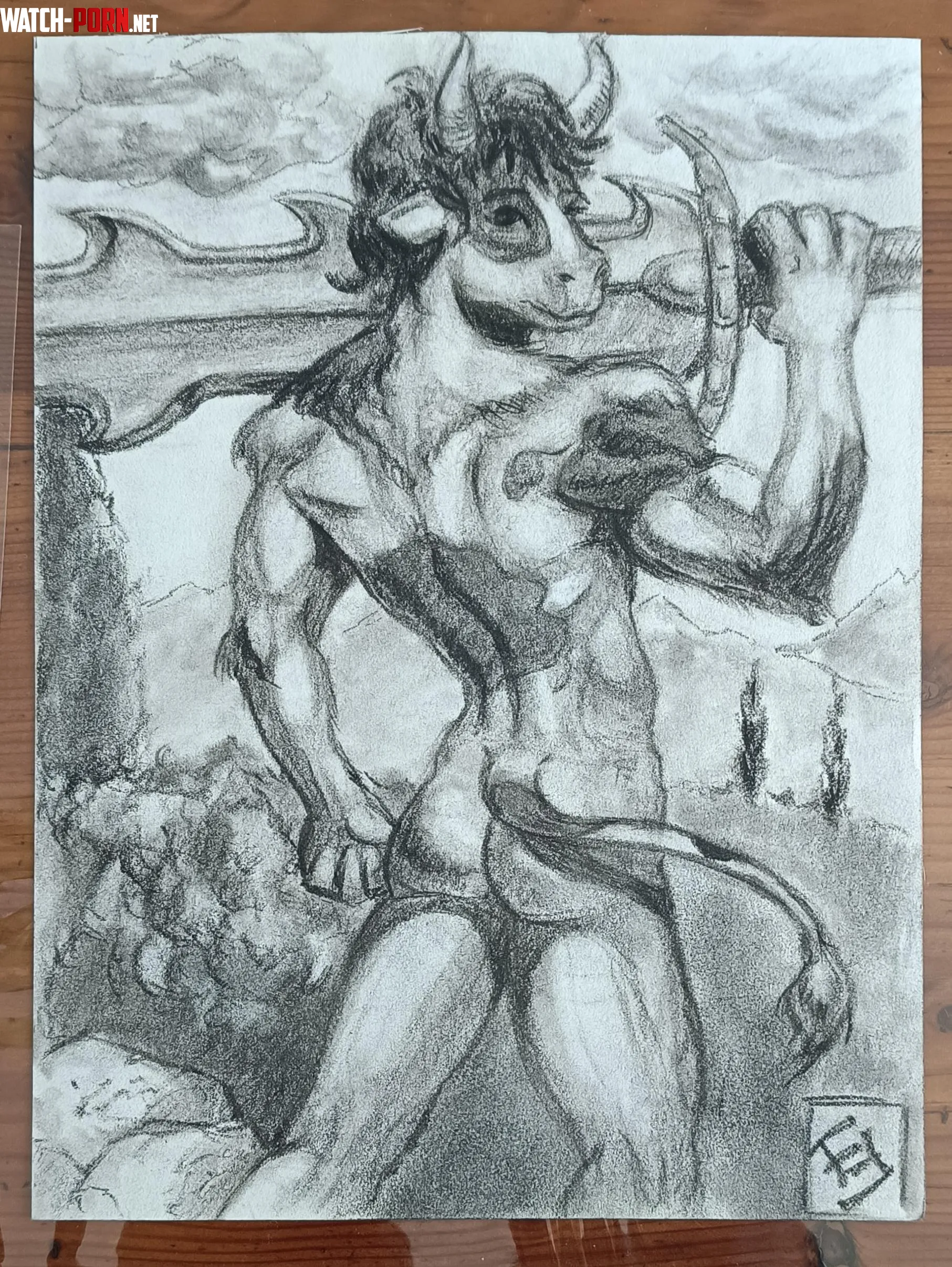 Rokhur, DnD Minotaur by Smooth_Ad_1115