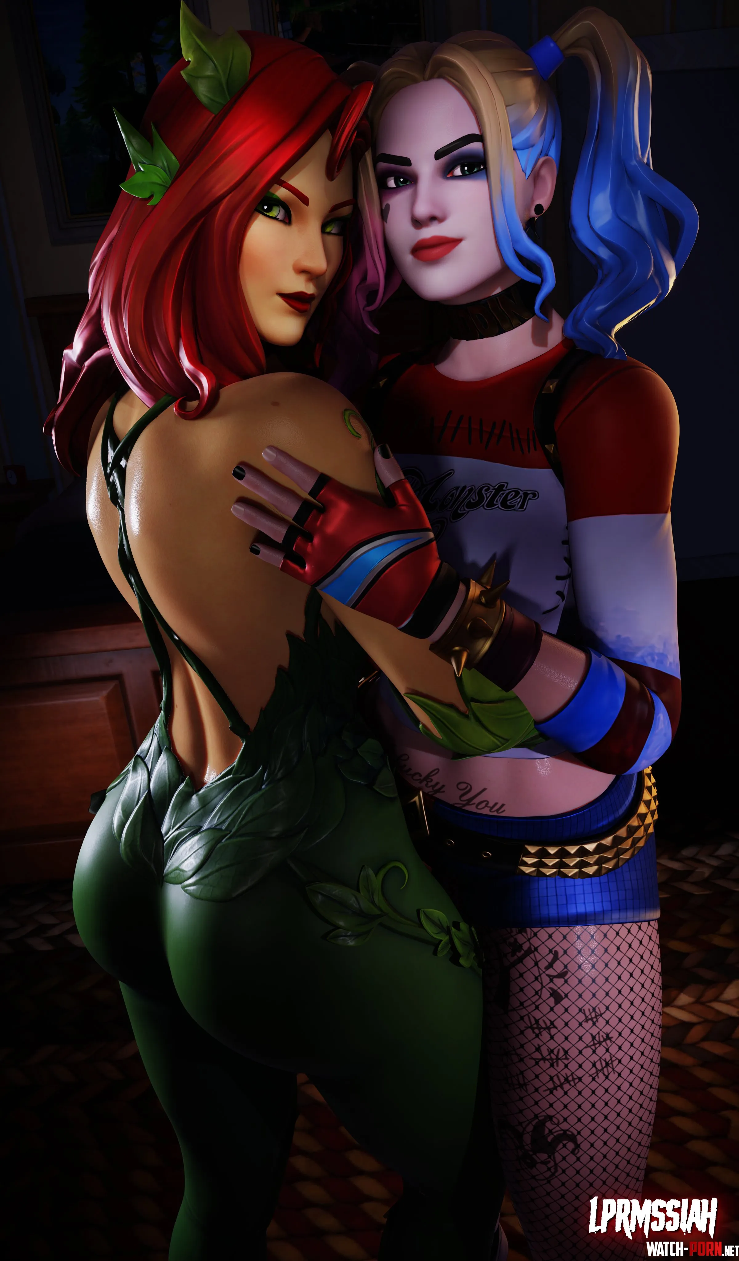 Poison Ivy and Harley (LeperMessiah) [DC] by Poke-Oji