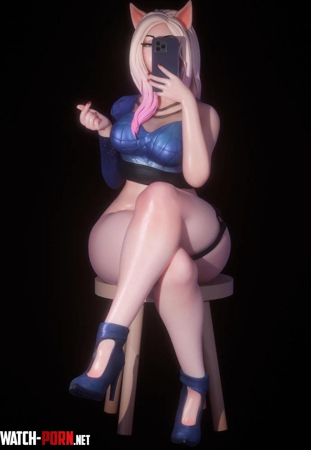 Thicccc Ahri. (Kittyevil) by Short-Ad224