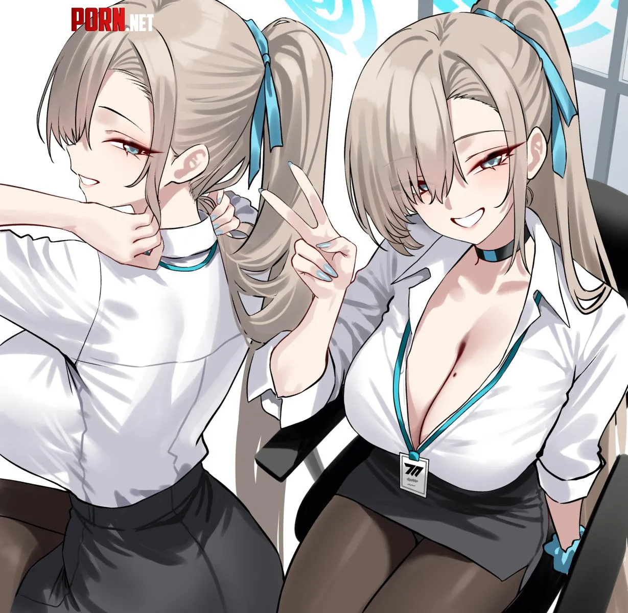 Seductive Asuna [blue archive] (shigure) by RainDMask